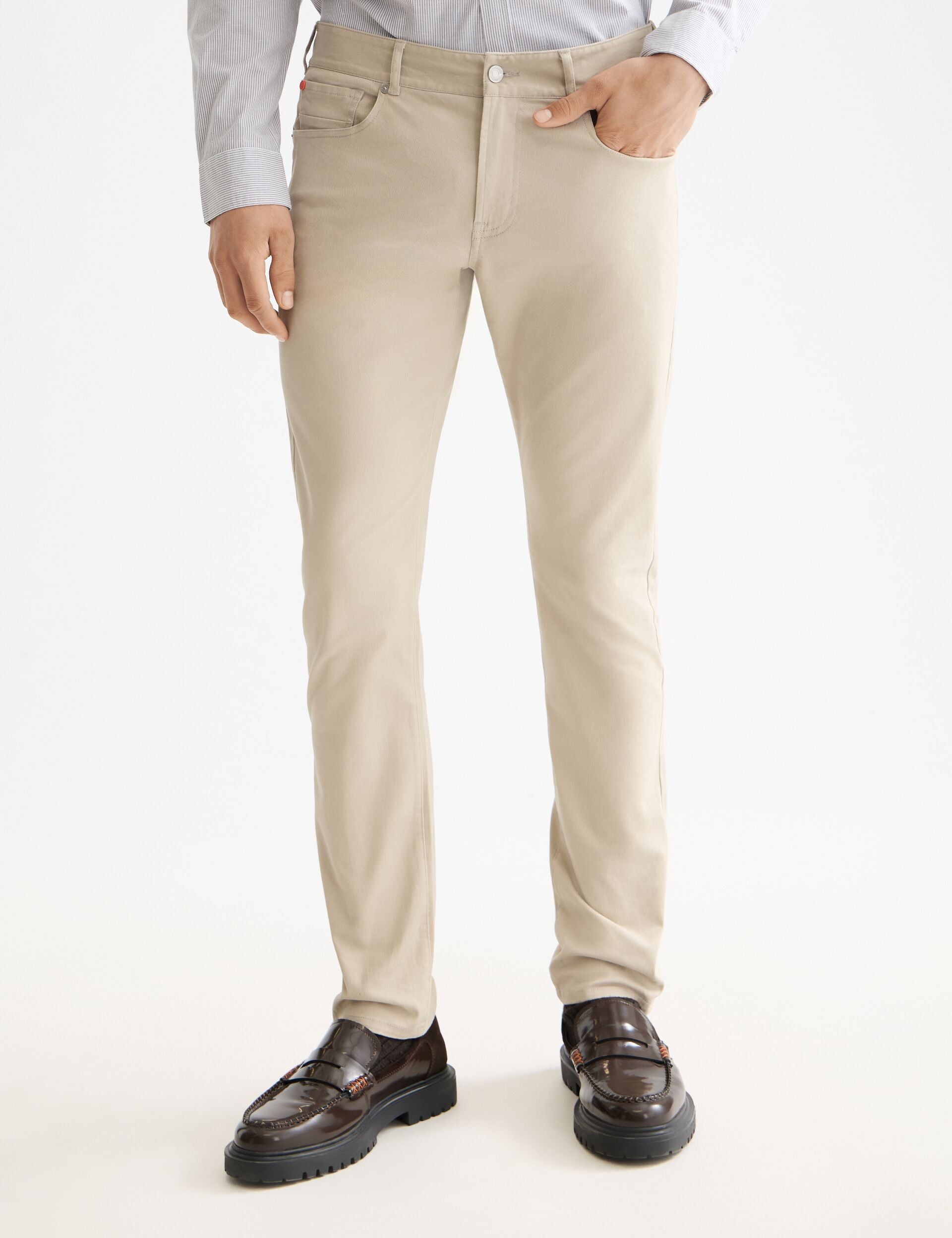 Ralston- cotton-blend twill regular slim fit 5-pocket pant