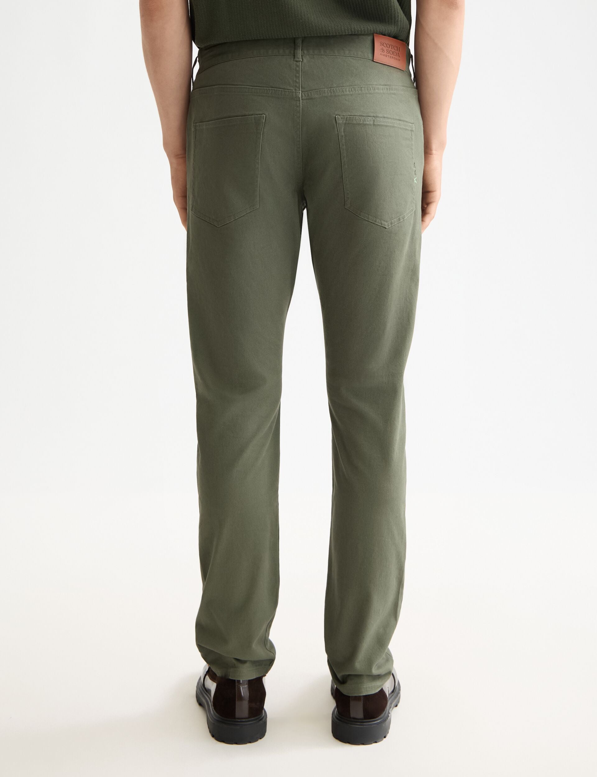 Ralston- cotton-blend twill regular slim fit 5-pocket pant