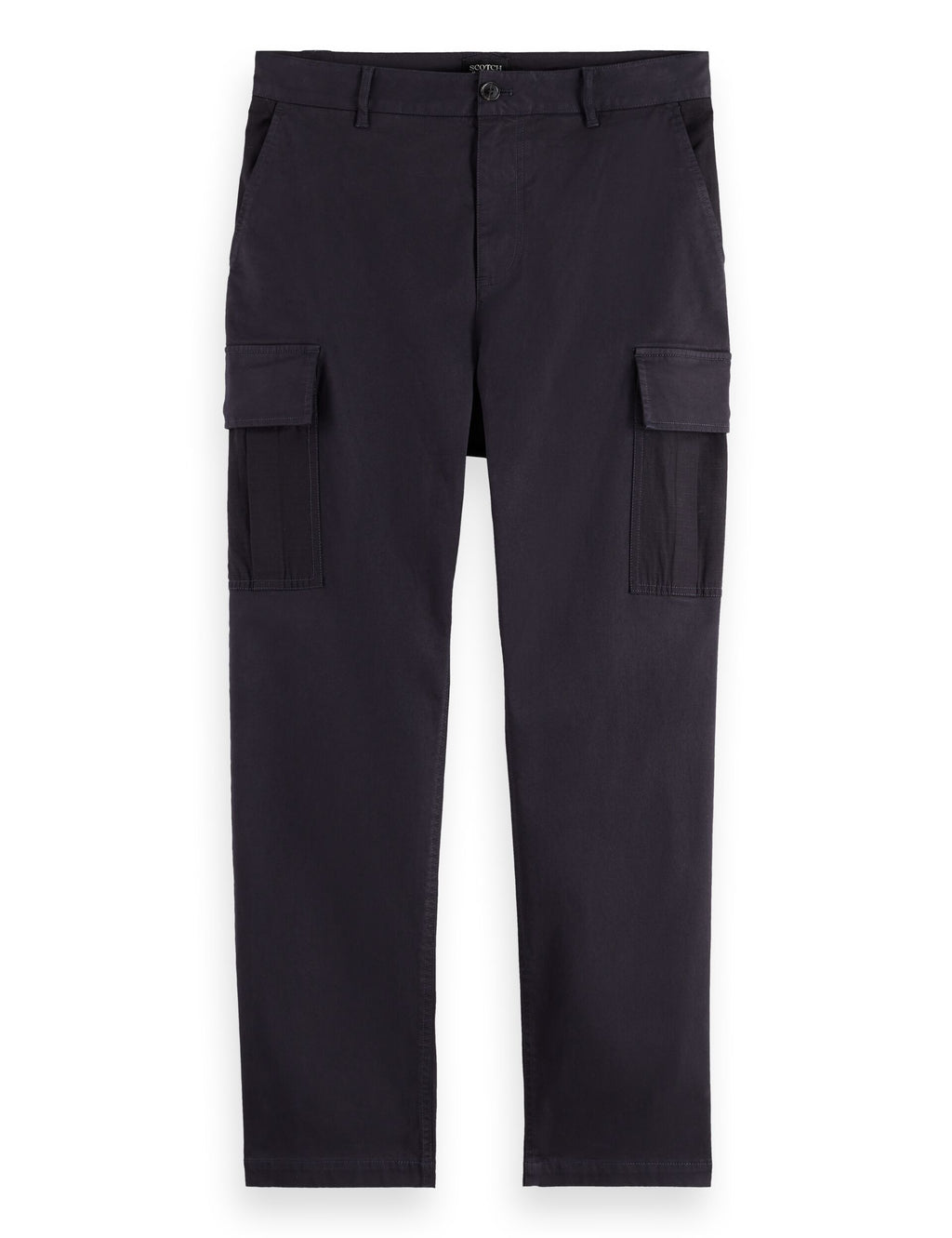 Harper- Garment-dyed cotton blend loose tapered cargo