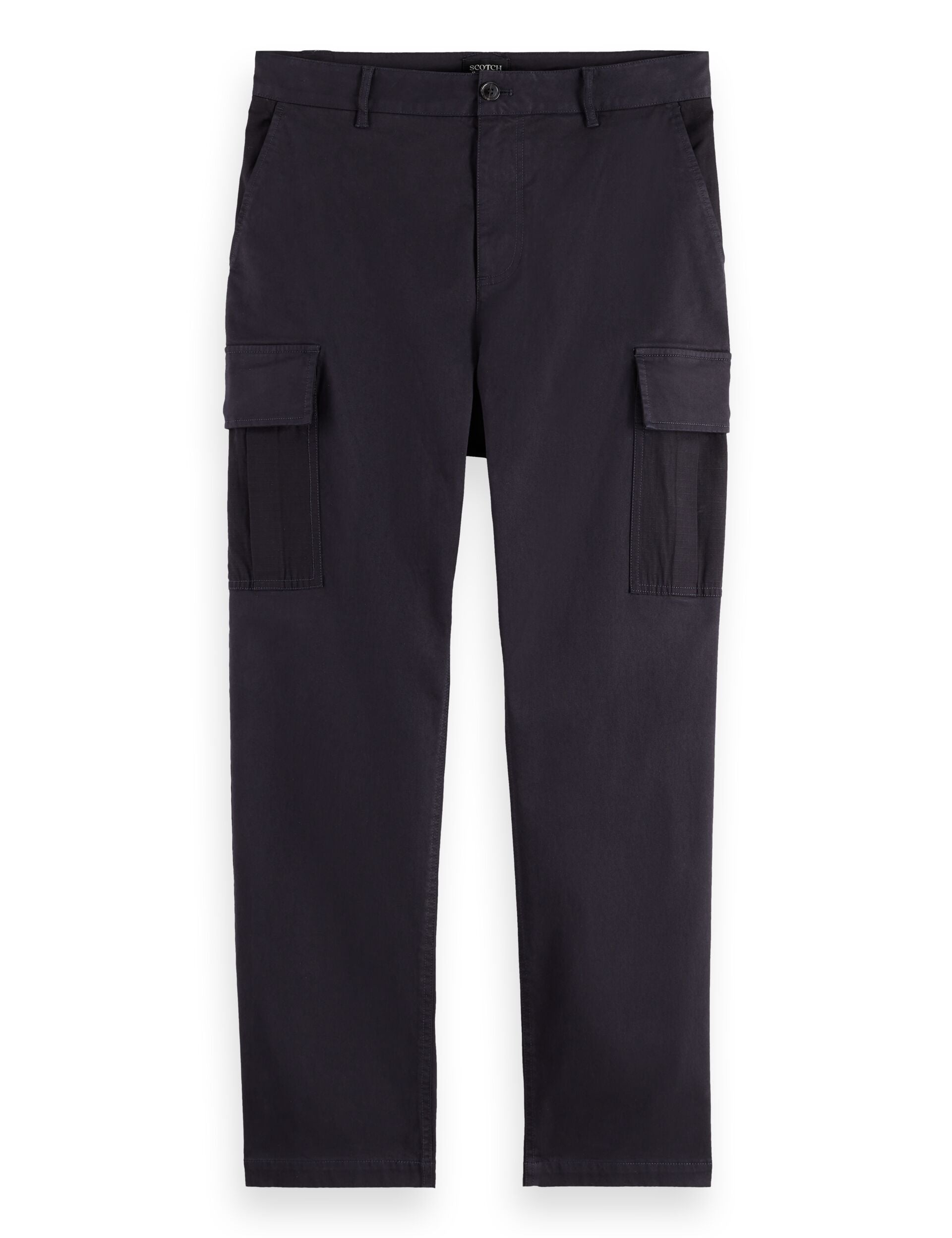 Harper- Garment-dyed cotton blend loose tapered cargo