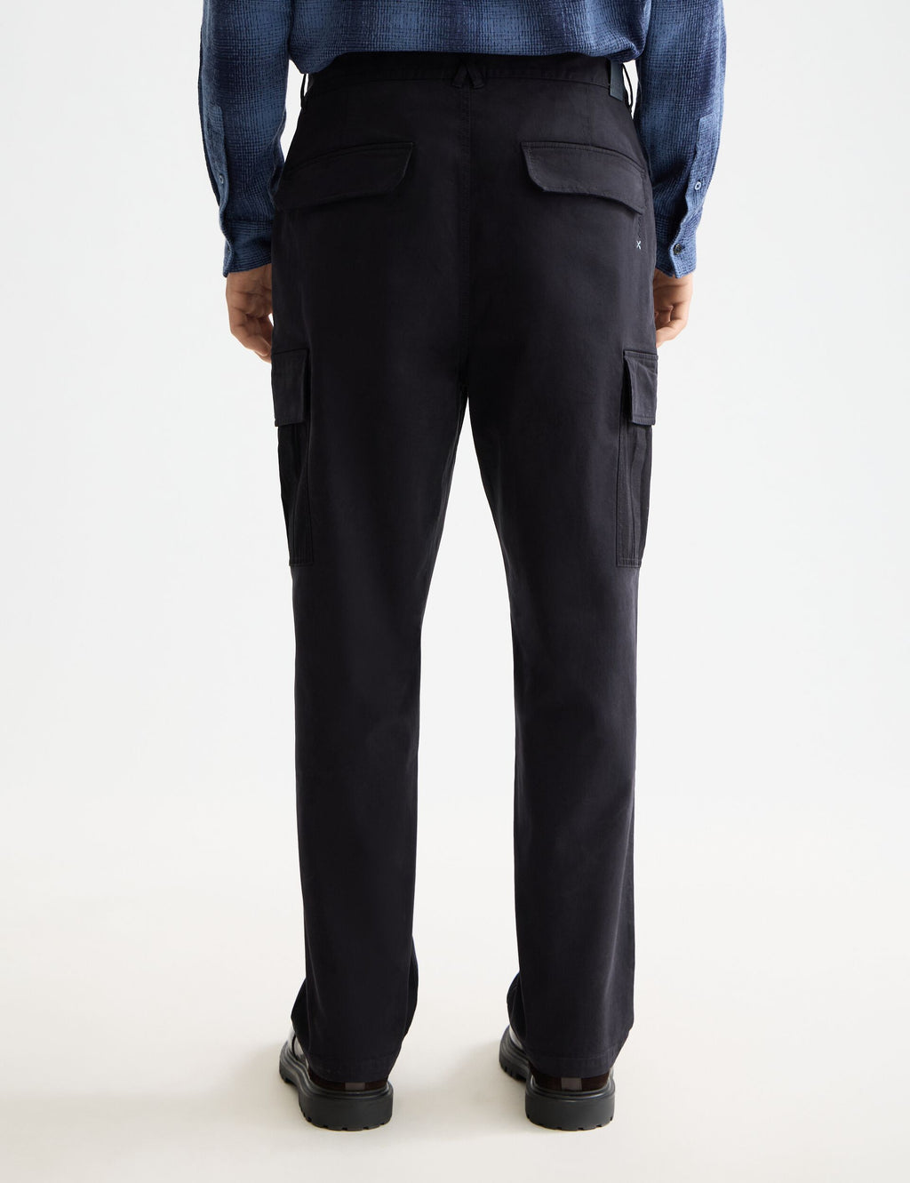 Harper- Garment-dyed cotton blend loose tapered cargo