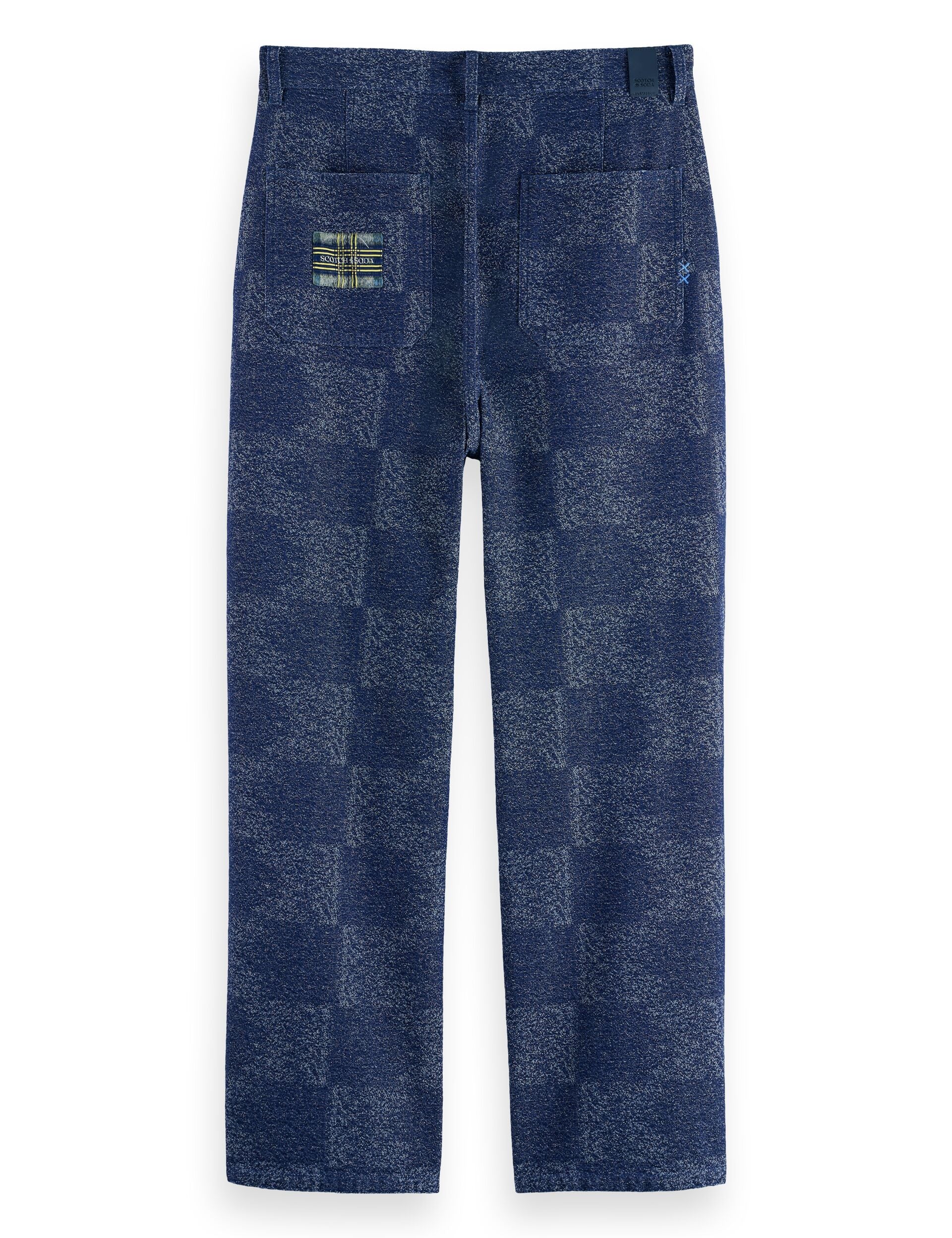 Pitch - cotton jacquard loose fit 5-pocket pant chino – Scotch & Soda