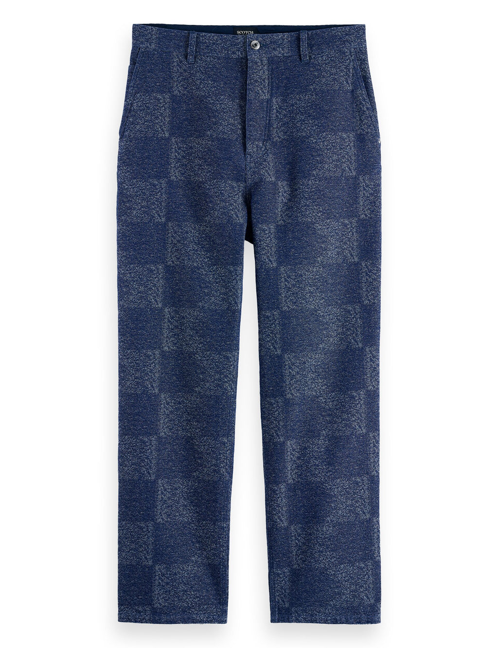 Pitch - cotton jacquard loose fit 5-pocket pant chino