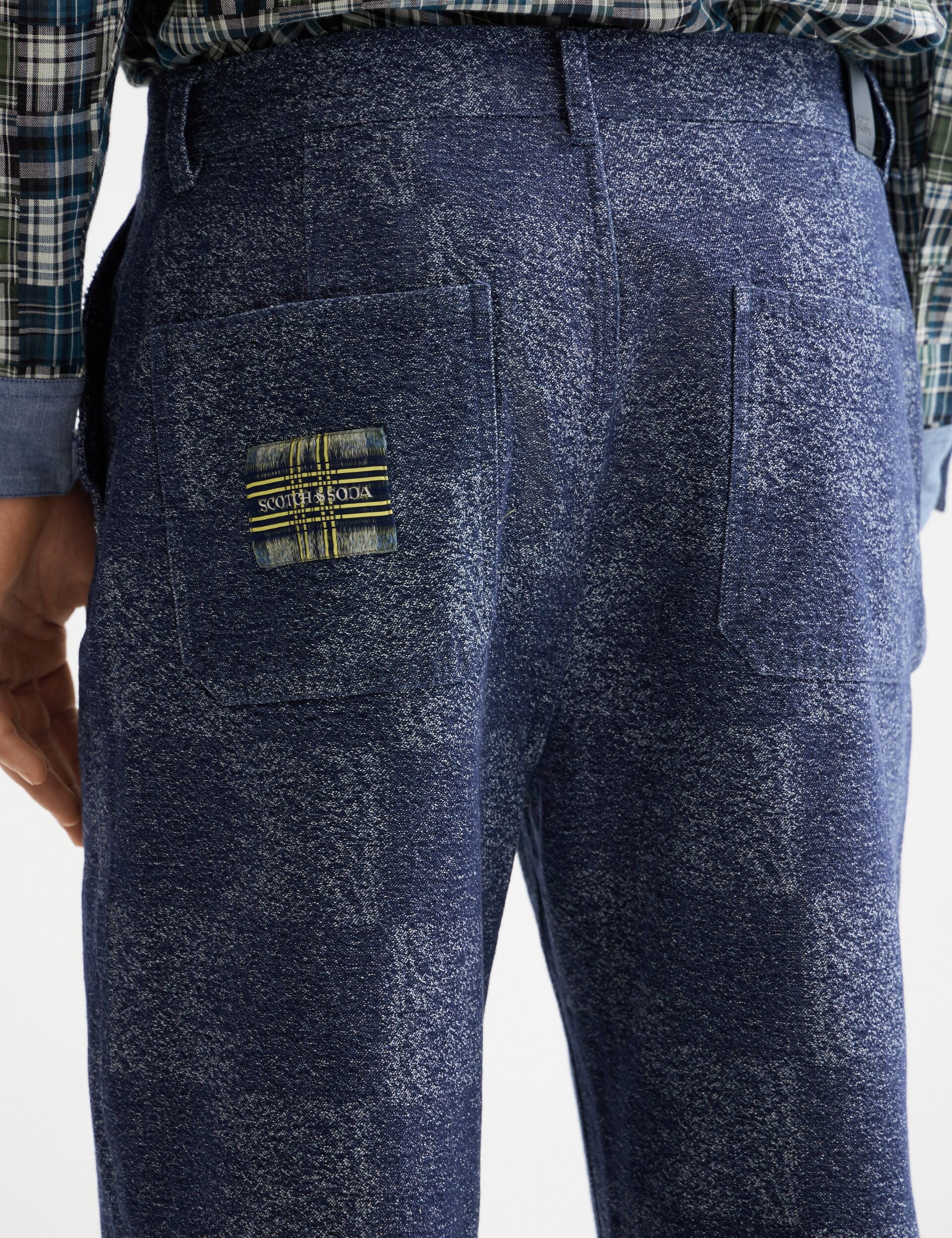 Pitch - cotton jacquard loose fit 5-pocket pant chino – Scotch & Soda