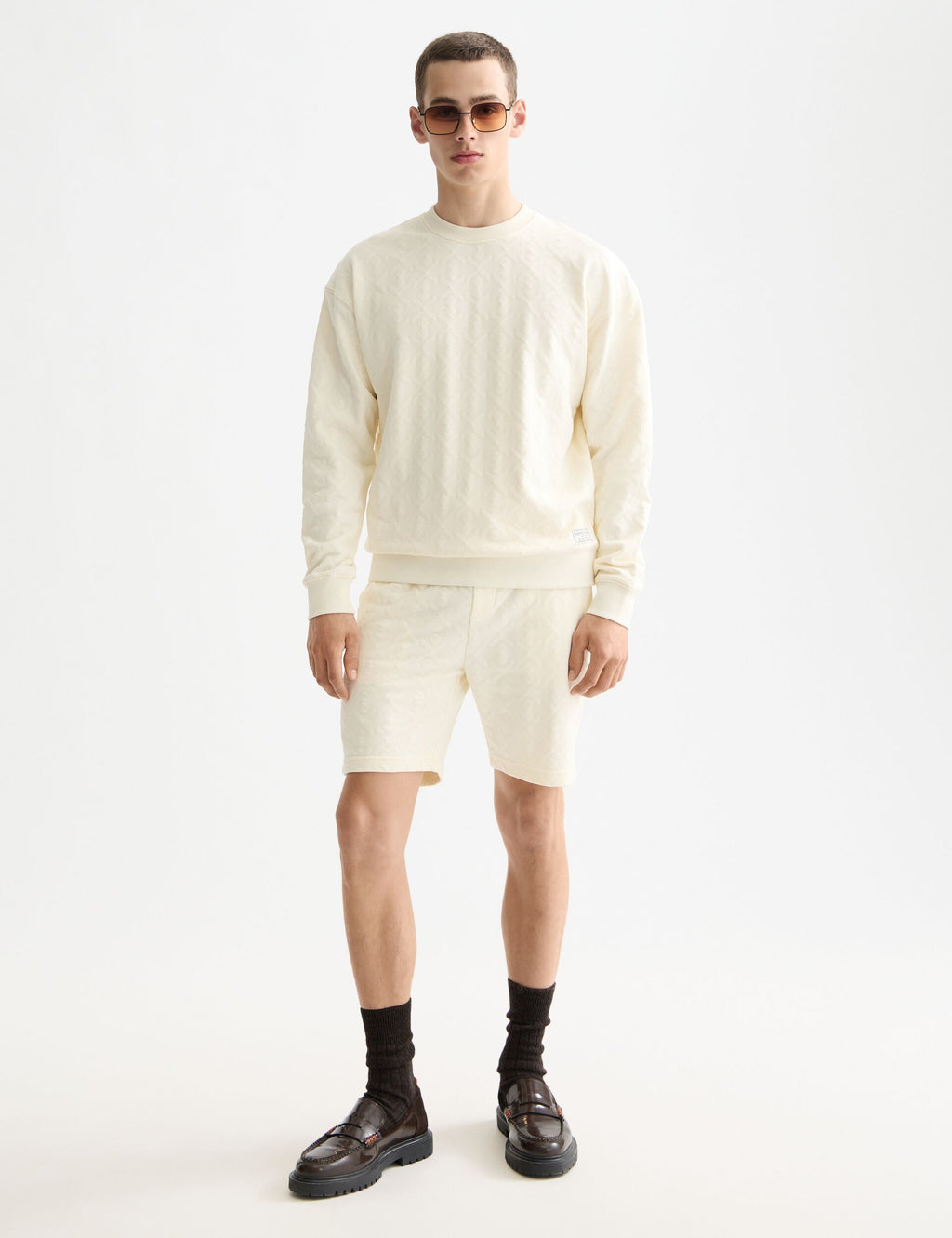 Jacquard Terry Sweatshorts