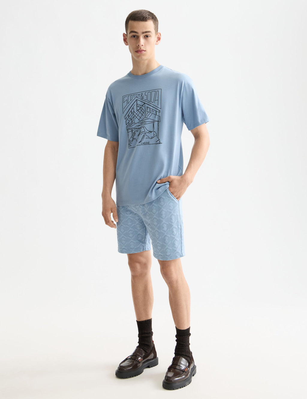 Jacquard Terry Sweatshorts