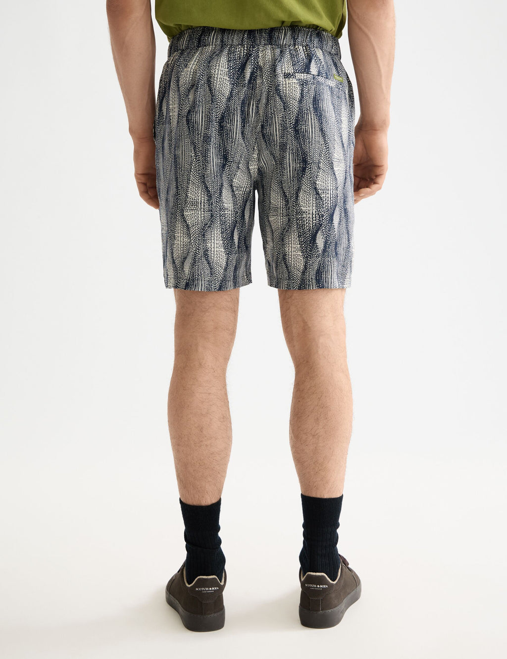 Fave - printed tencel regular fit bermuda short