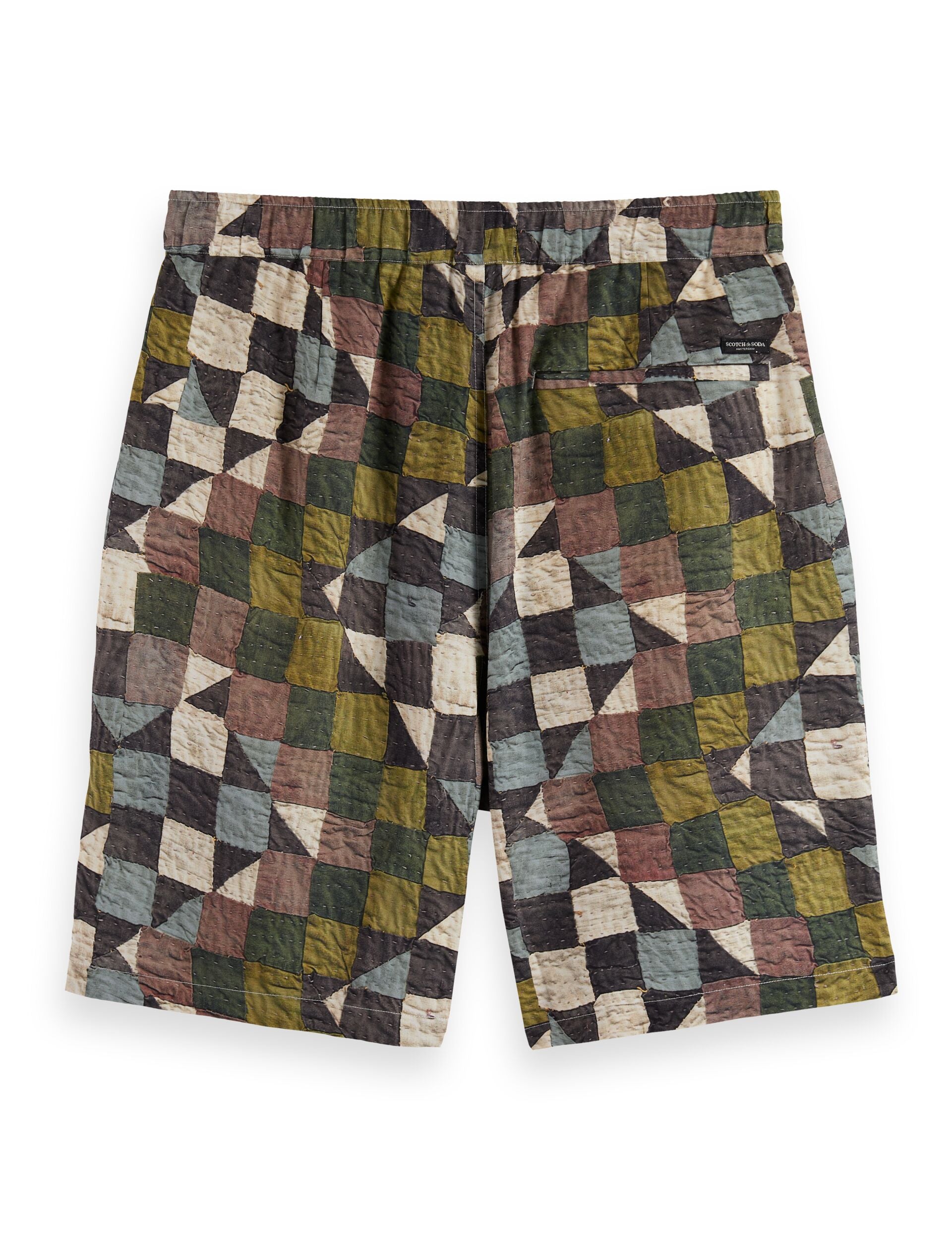 Fave - printed tencel regular fit bermuda short