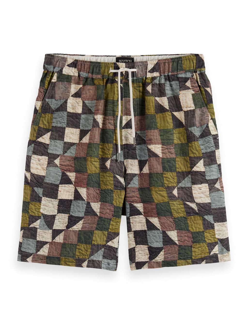 Fave - printed tencel regular fit bermuda short