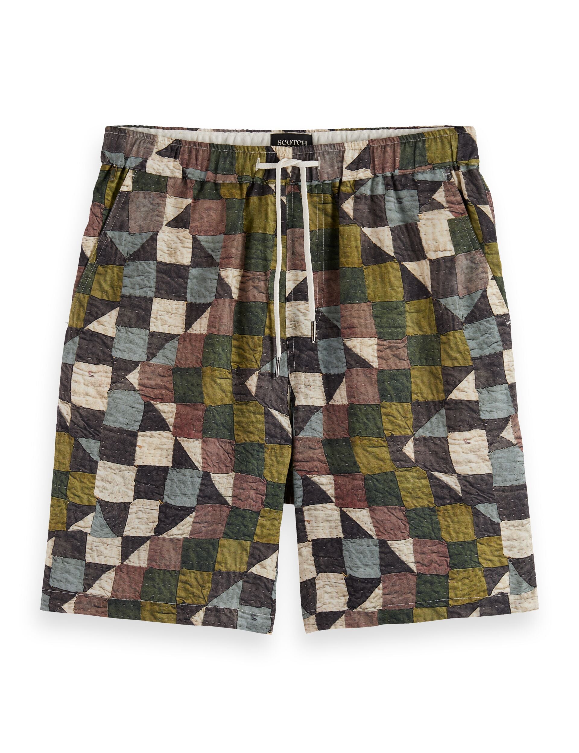 Fave - printed tencel regular fit bermuda short