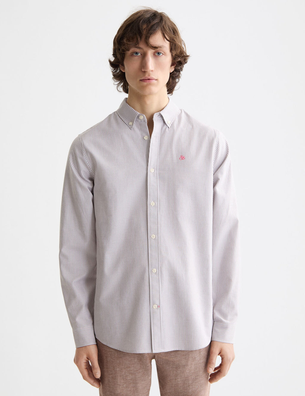 Seasonal Core - Striped Regular-Fit Oxford Shirt