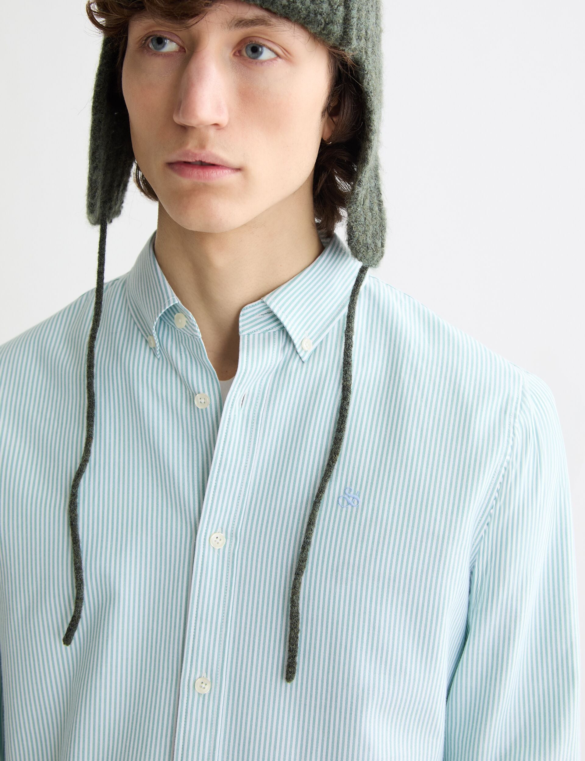 Seasonal Core - Striped Regular-Fit Oxford Shirt