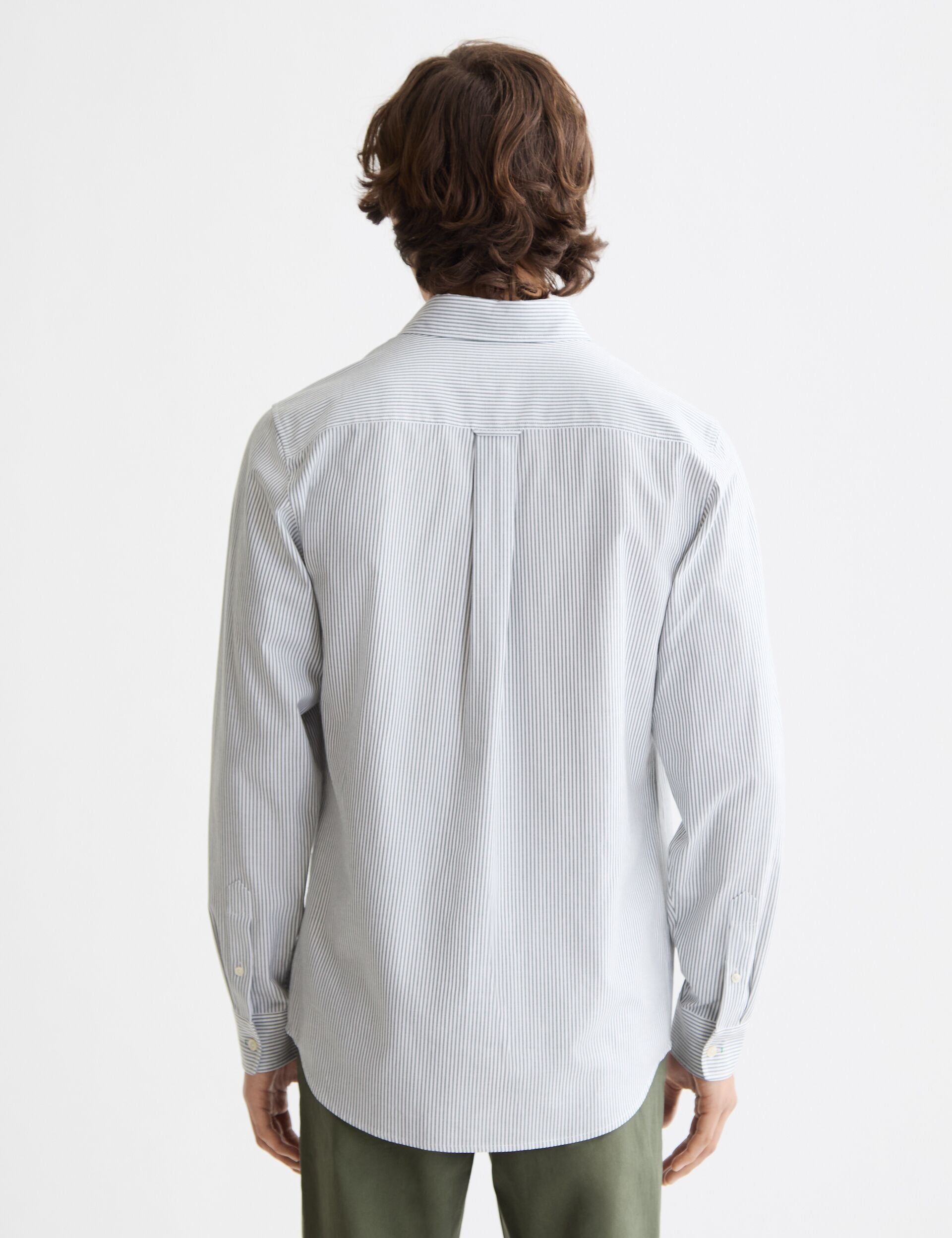 Seasonal Core - Striped Regular-Fit Oxford Shirt