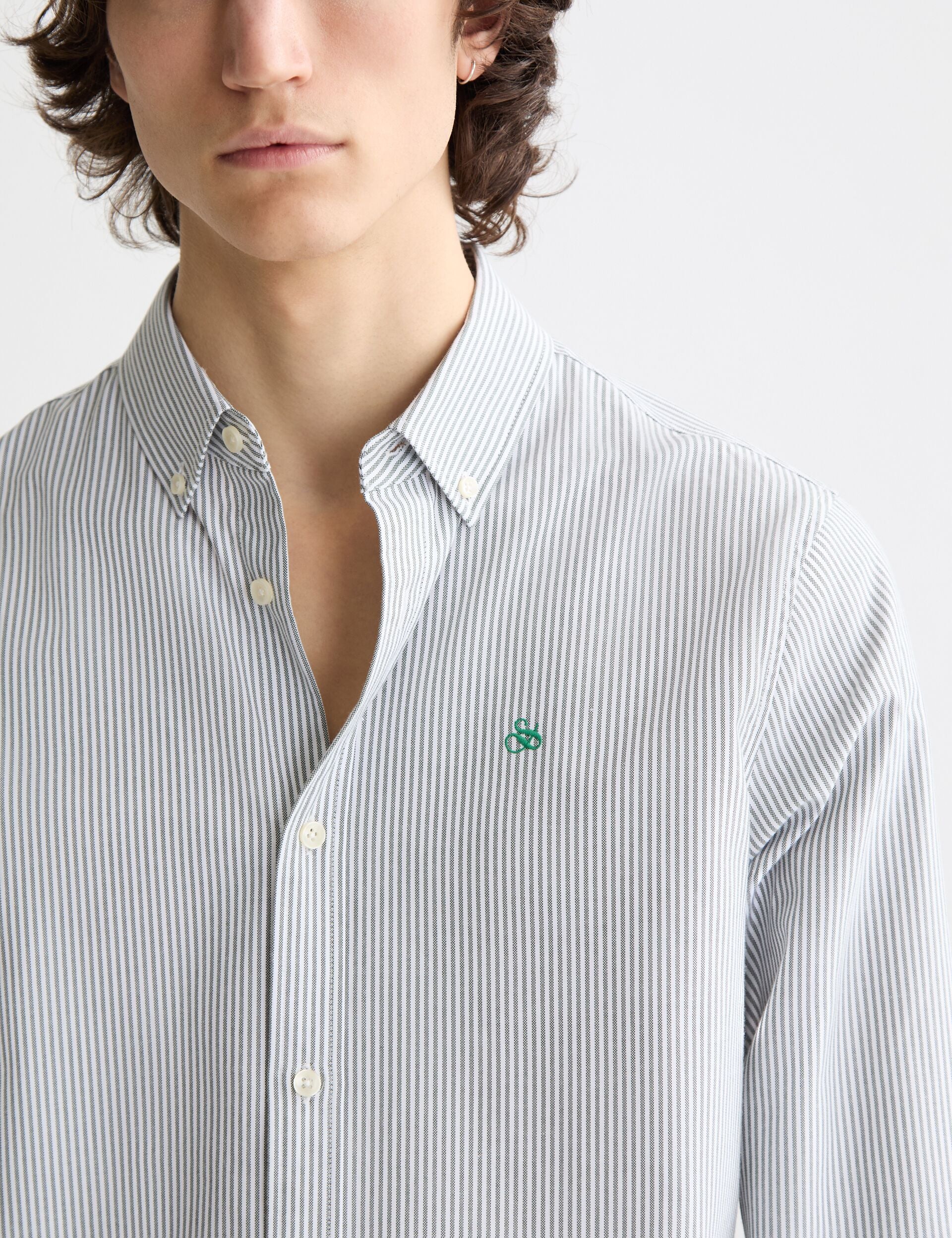 Seasonal Core - Striped Regular-Fit Oxford Shirt