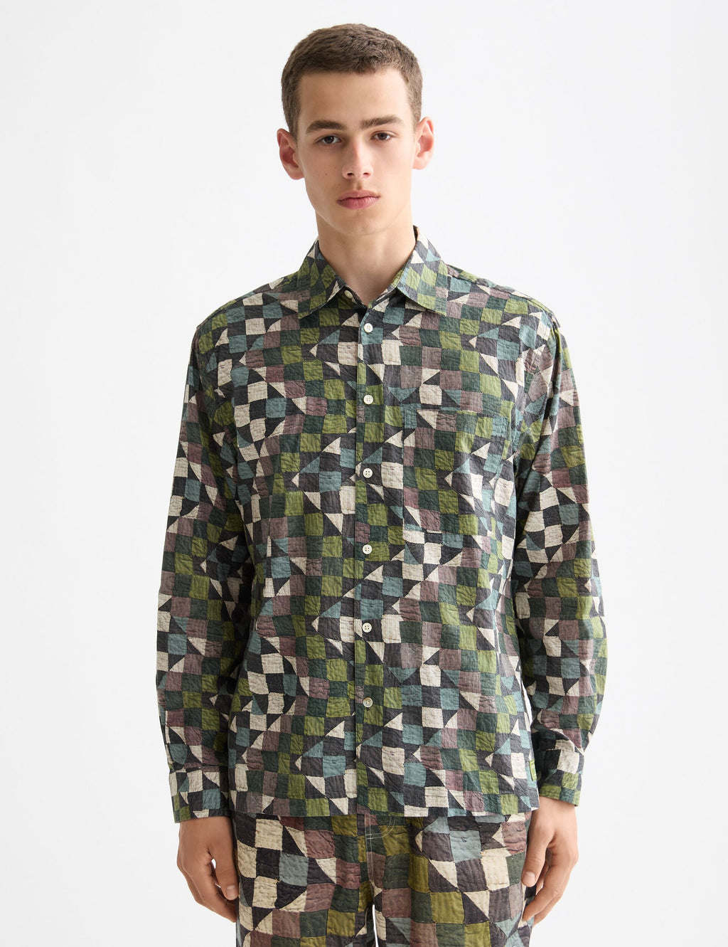 Printed relaxed-fit shirt