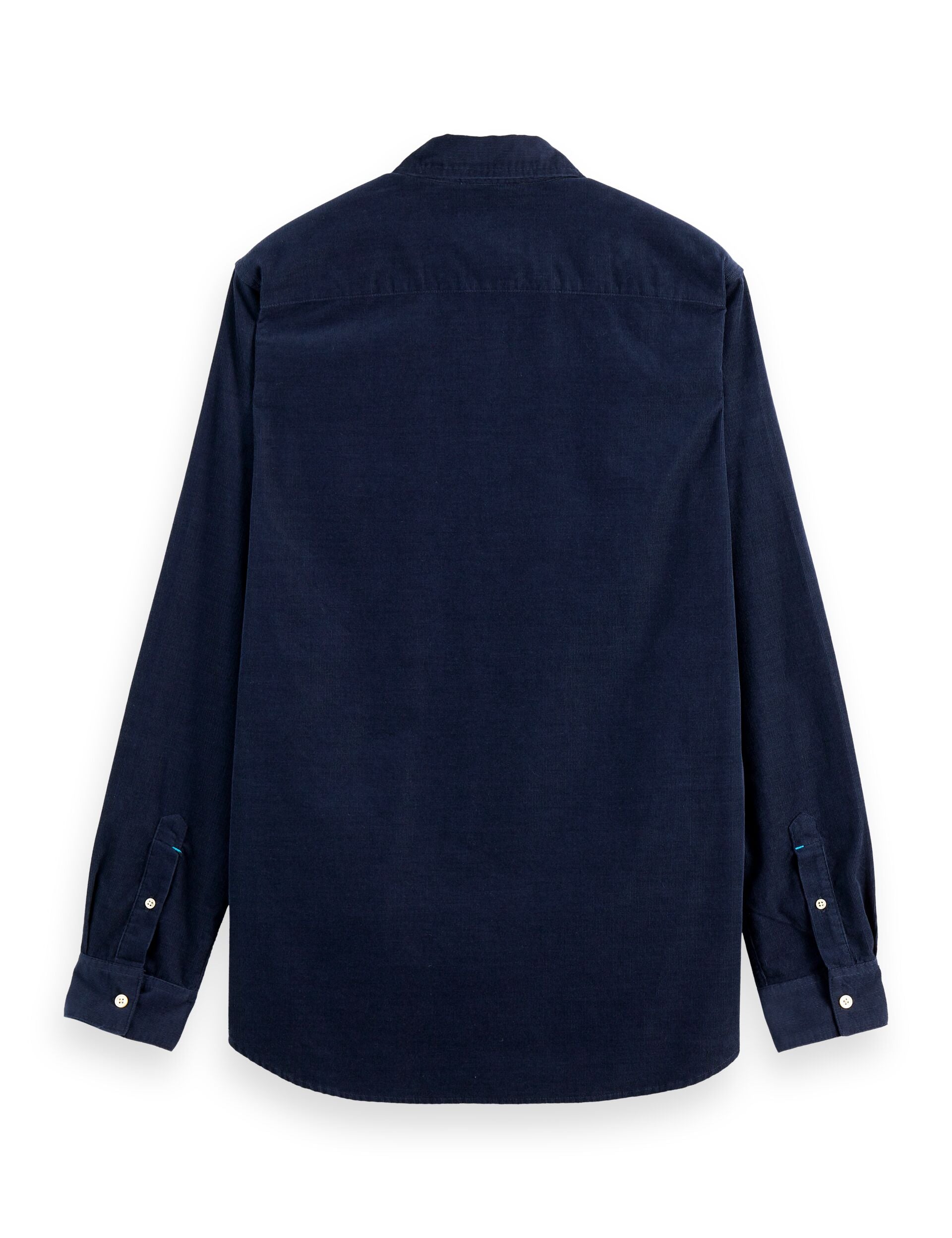 Regular-fit corduroy shirt