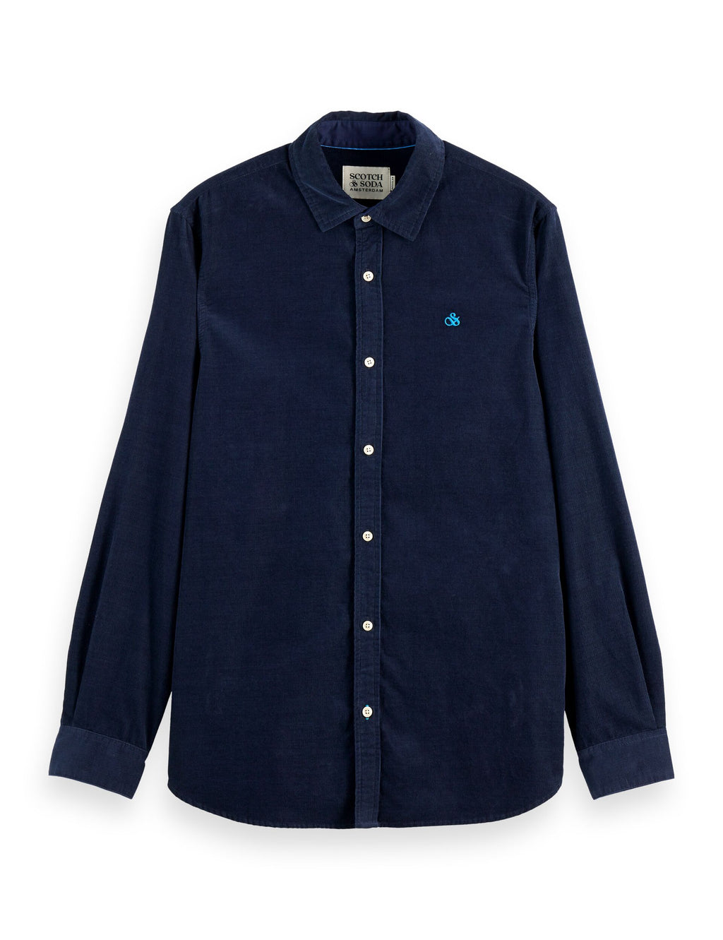 Regular-fit corduroy shirt