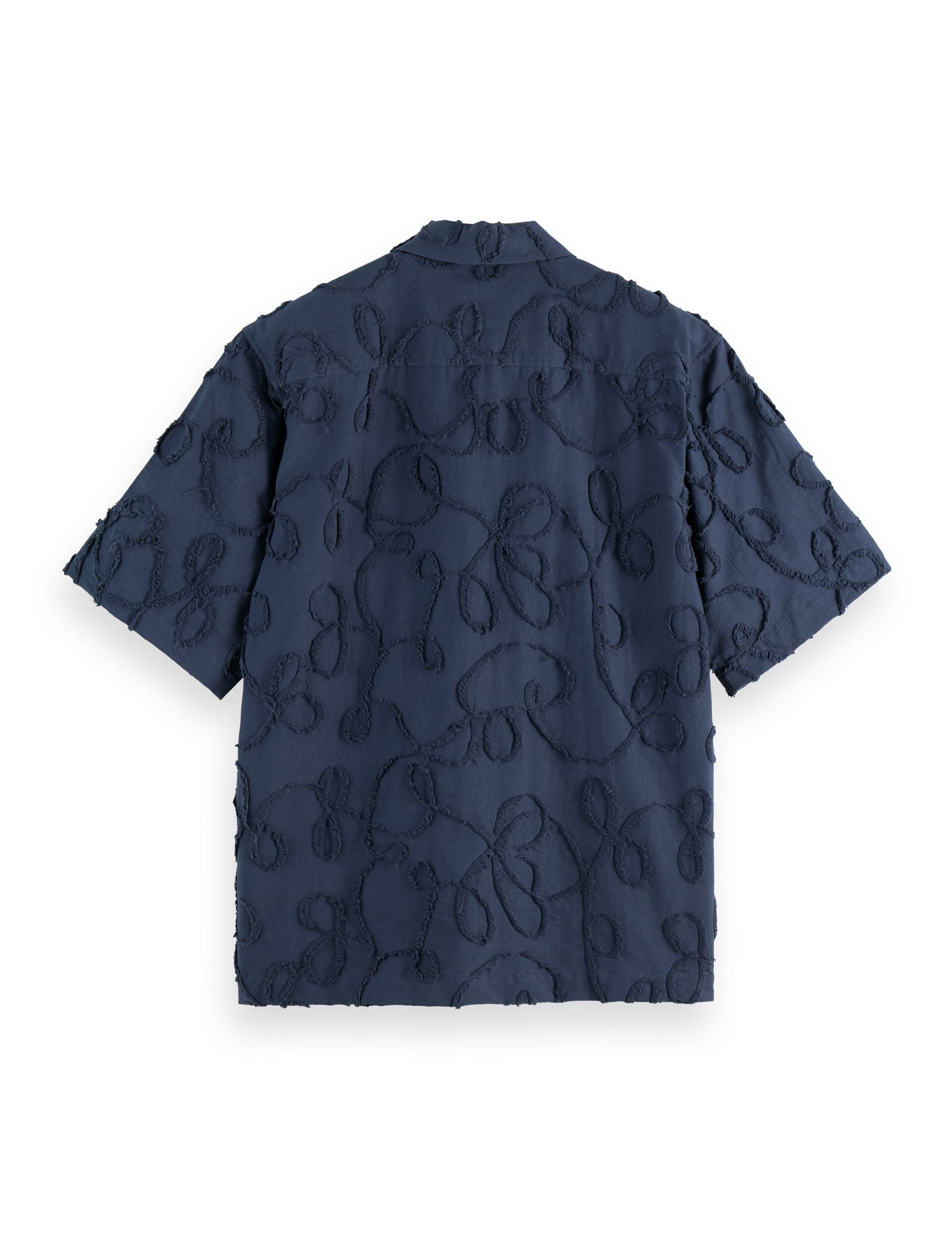 Jacquard short-sleeved shirt