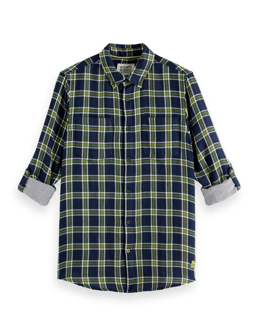Double-face regular fit shirt