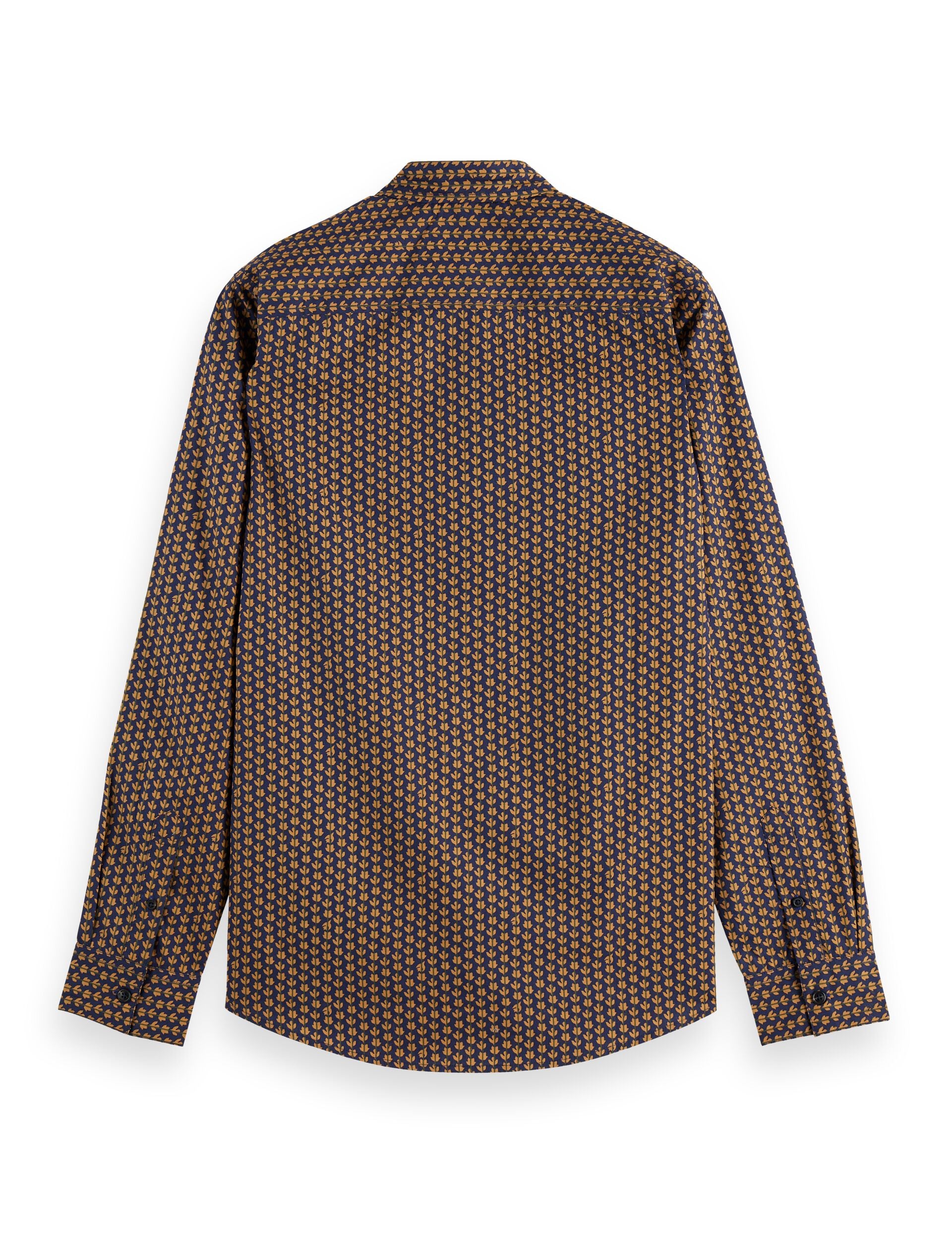 Micro All Over Printed slim-fit shirt