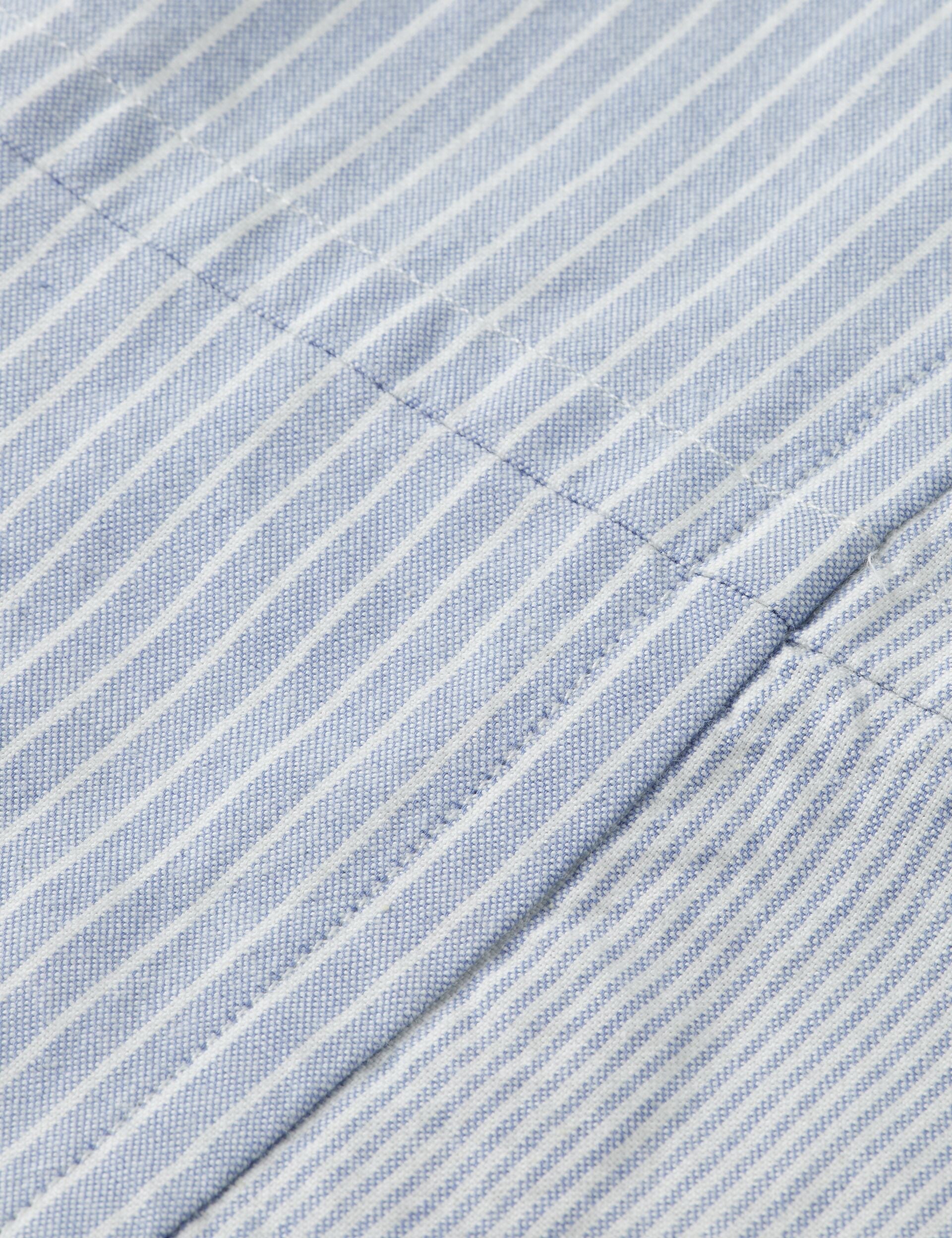 Patchwork relaxed-fit oxford shirt