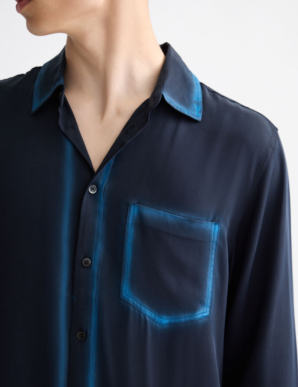 Relaxed fit tencel shirt