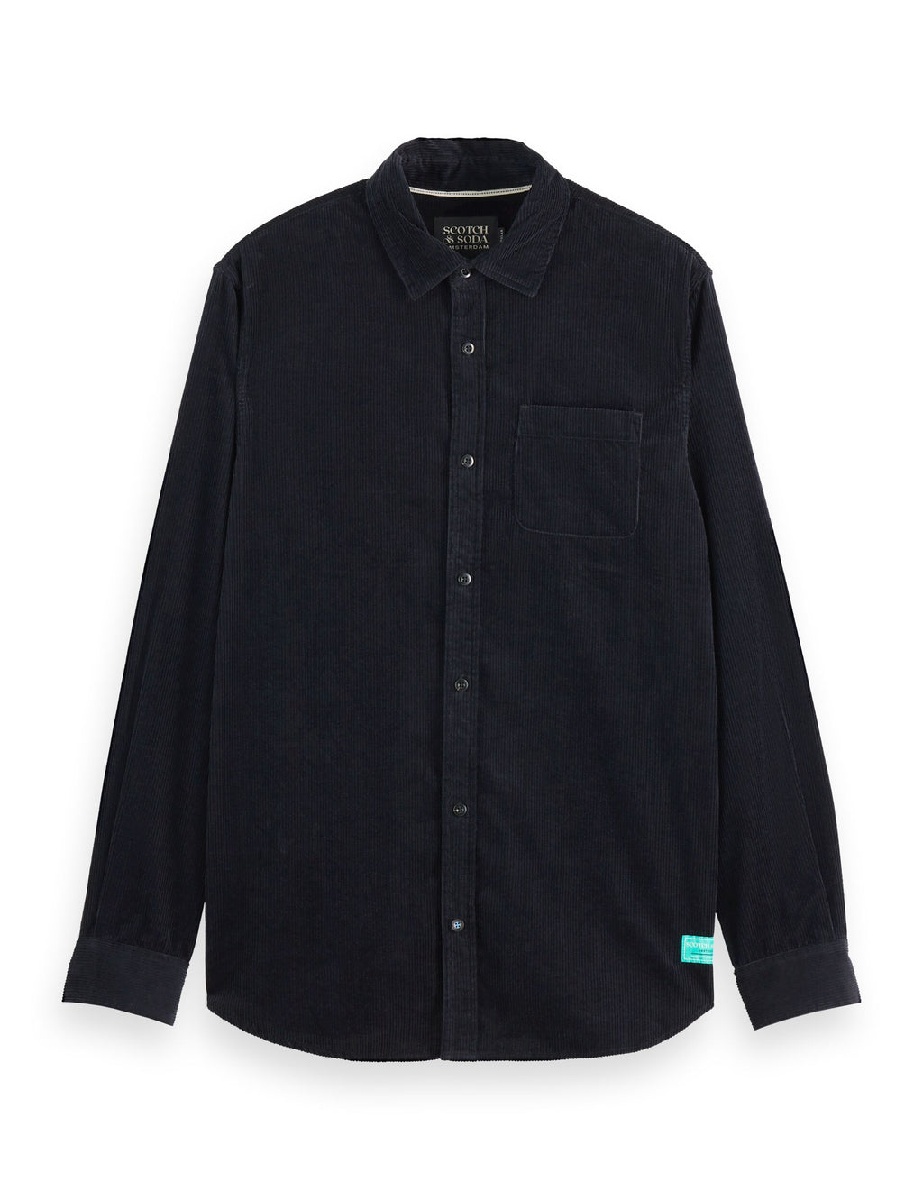 Regular-fit corduroy shirt