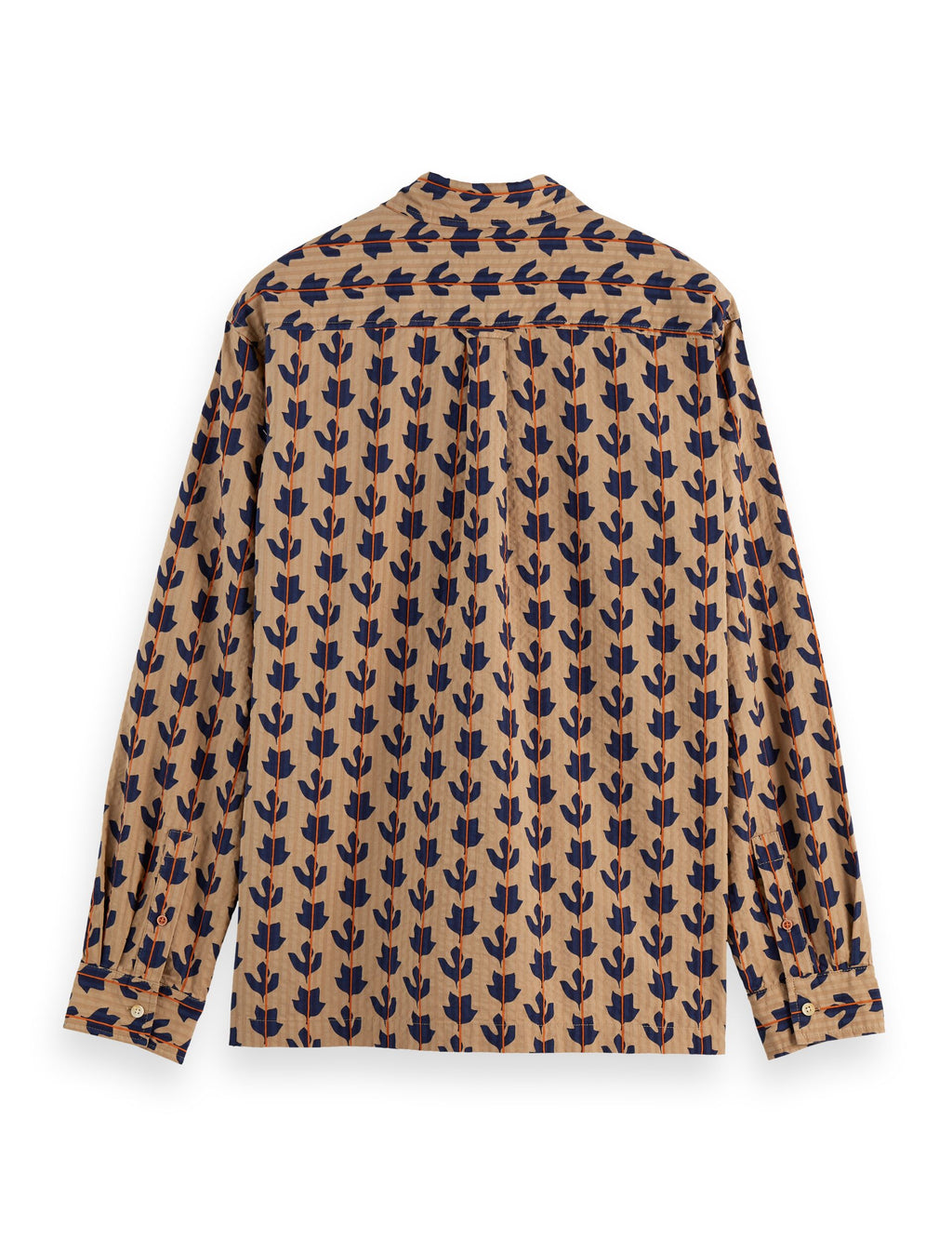 Structured printed shirt