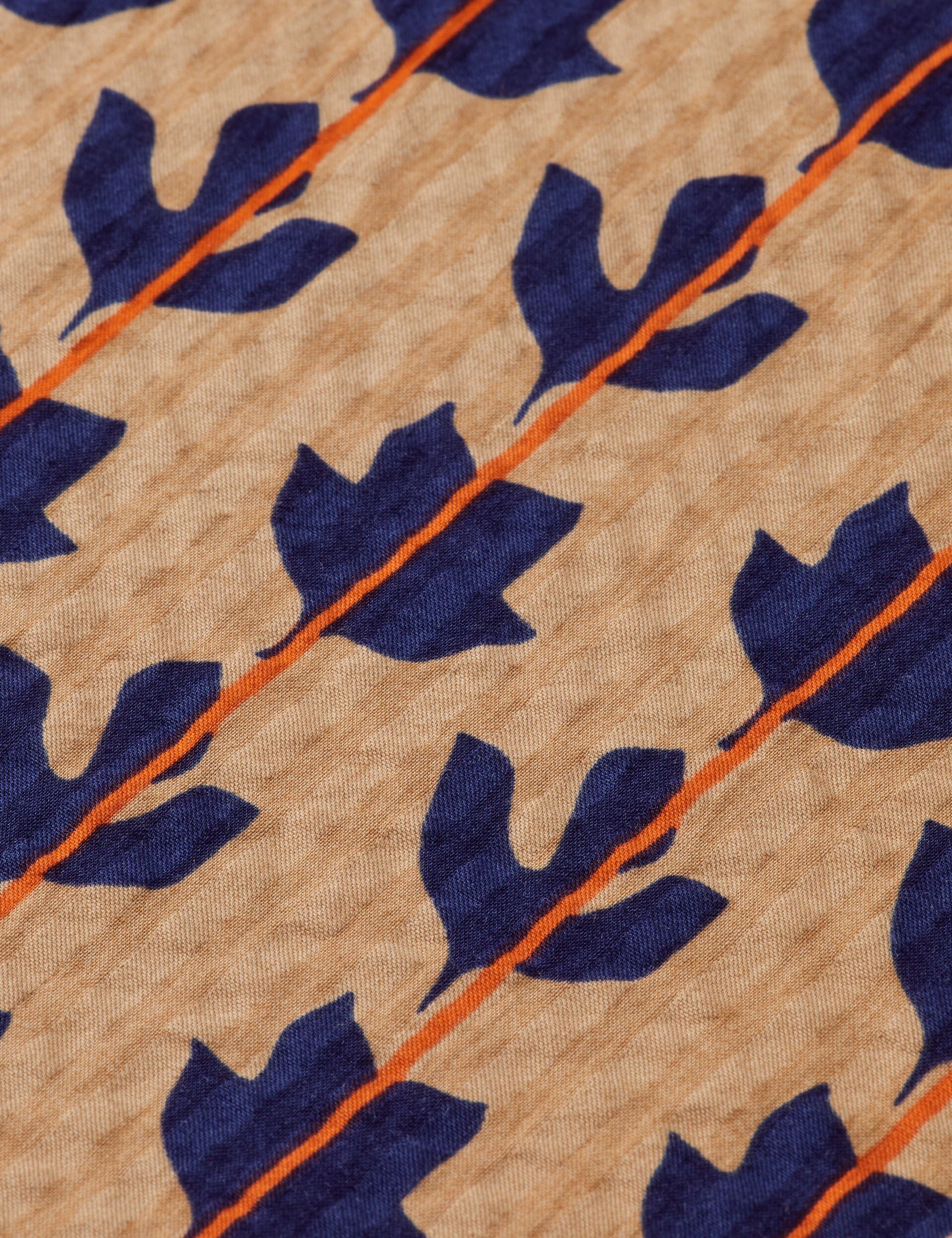 Structured printed shirt