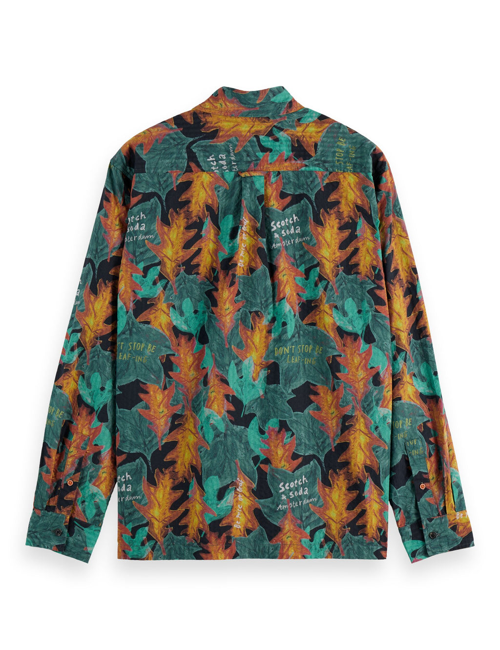 Structured printed shirt