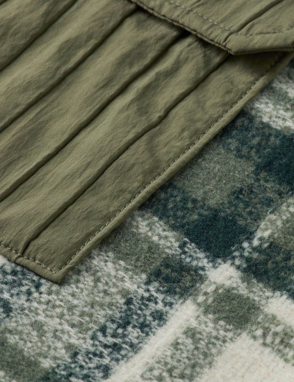 Patchwork relaxed-fit shirt