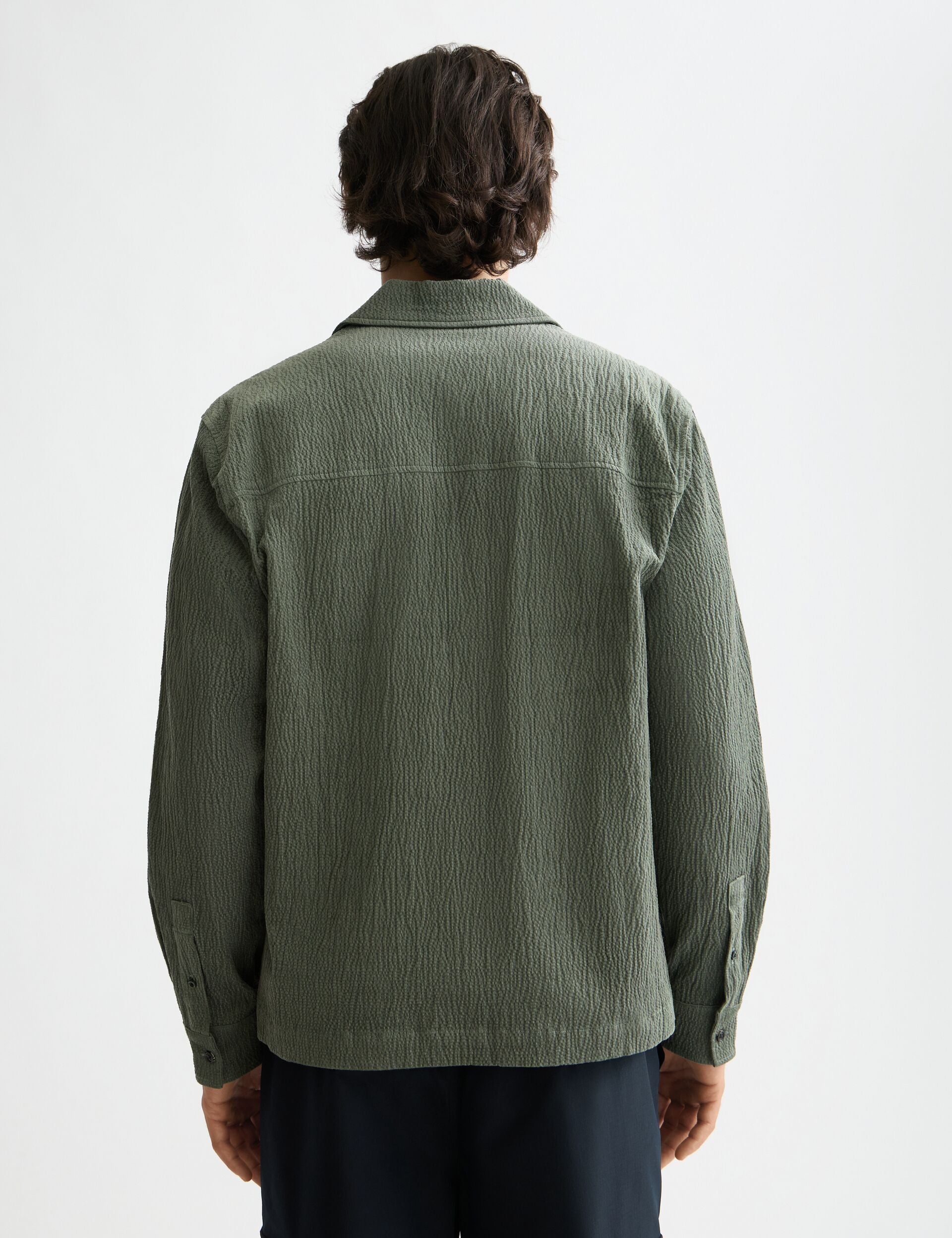 Quarter zip corduroy shirt – Scotch & Soda