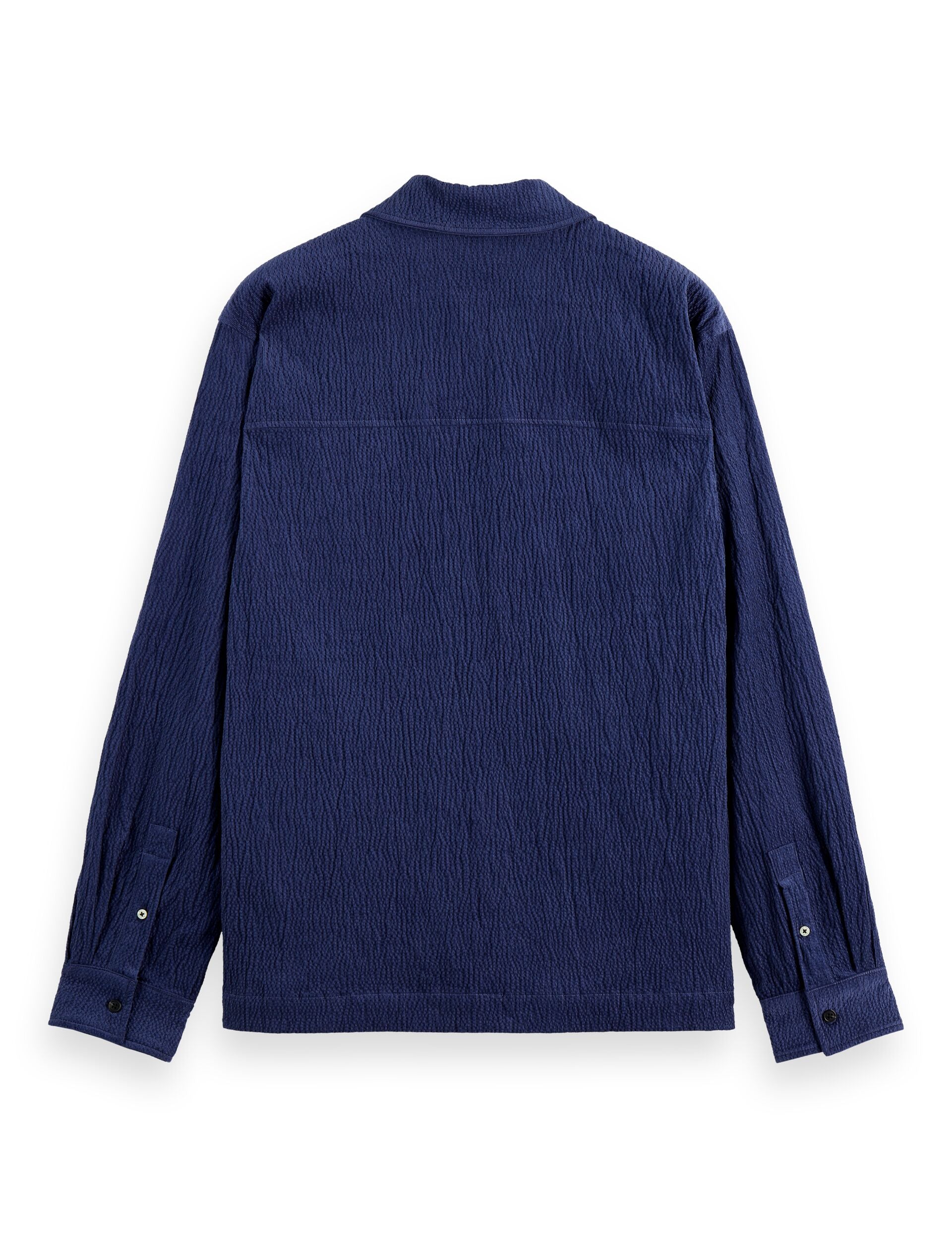 Quarter zip corduroy shirt