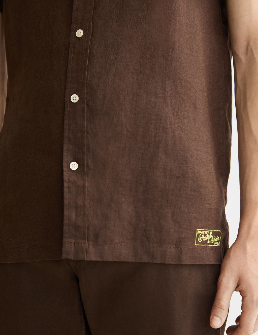 Core Seasonal - Regular-Fit Short-Sleeved Linen Shirt