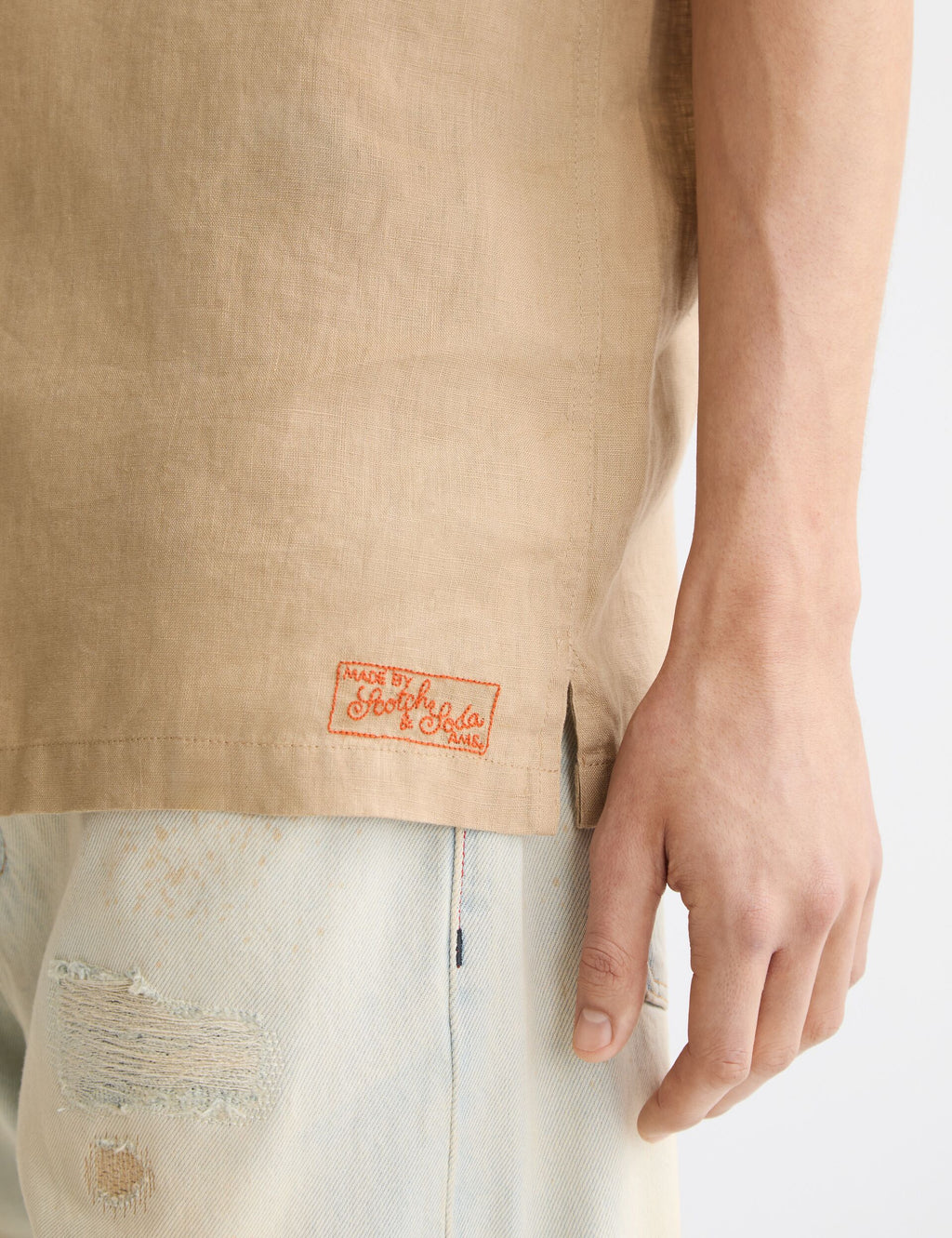 Core Seasonal Regular-Fit Short-Sleeved Linen Shirt