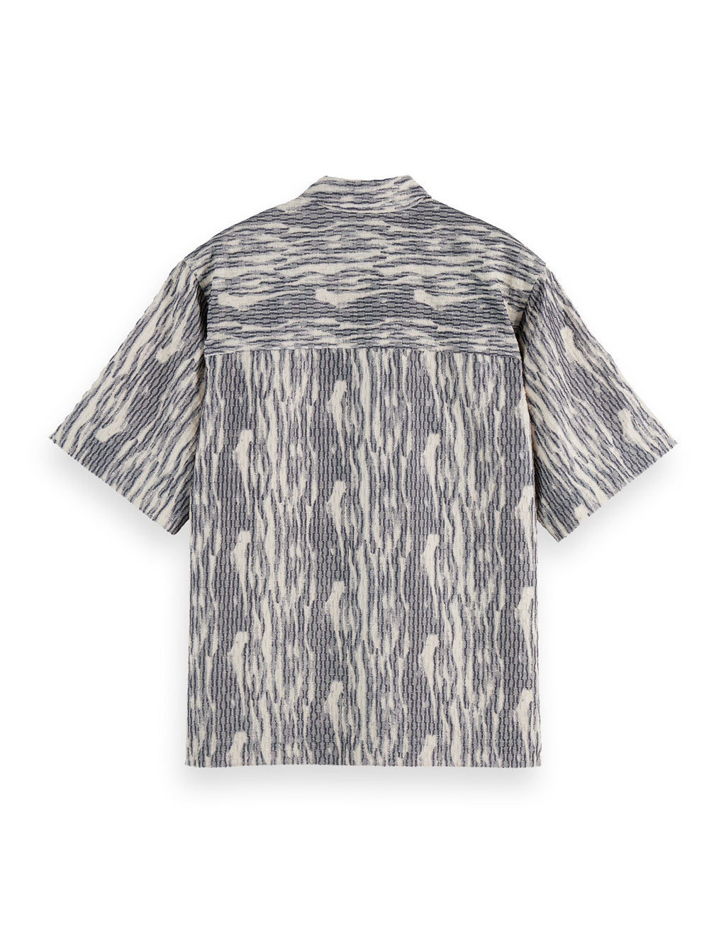 Jacquard short-sleeved shirt