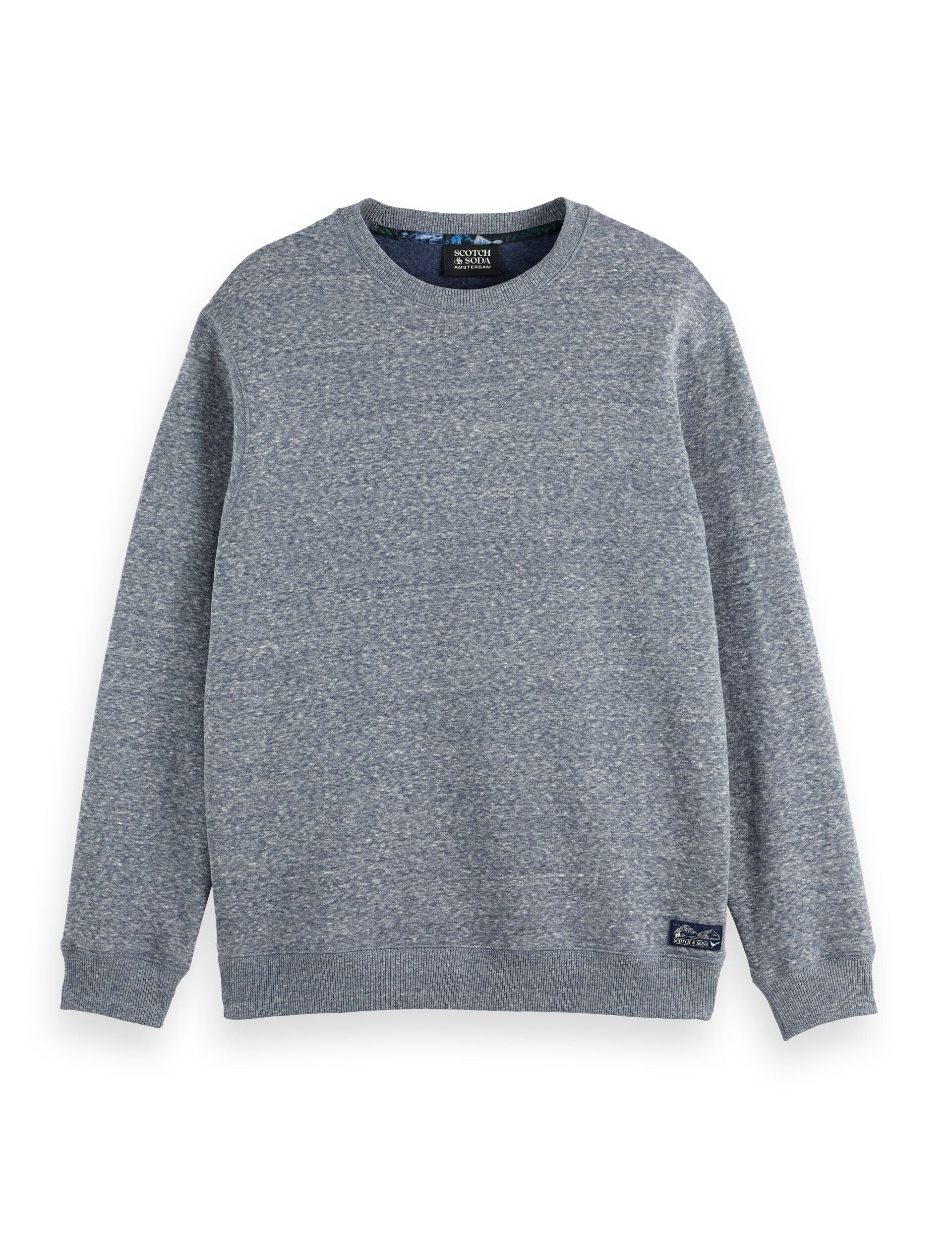Melange Crew Neck Sweatshirt