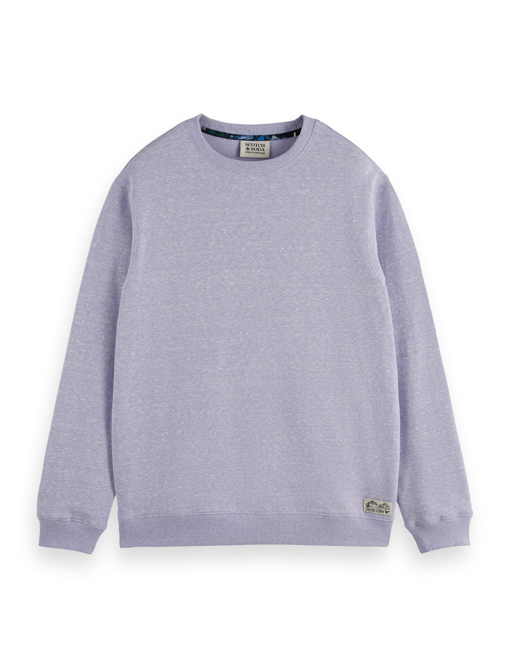 Melange Crew Neck Sweatshirt
