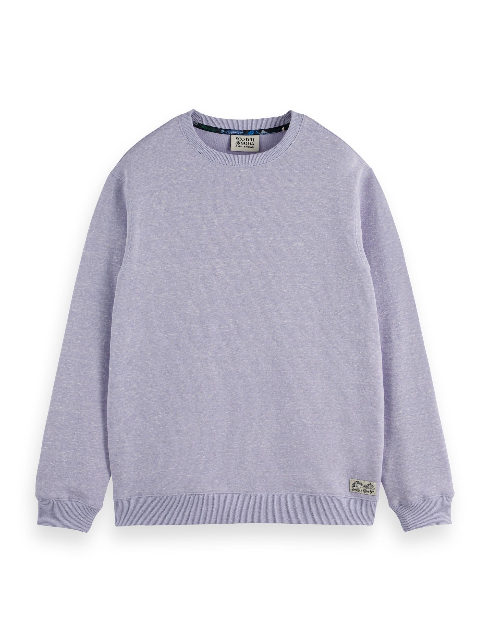 Melange Crew Neck Sweatshirt