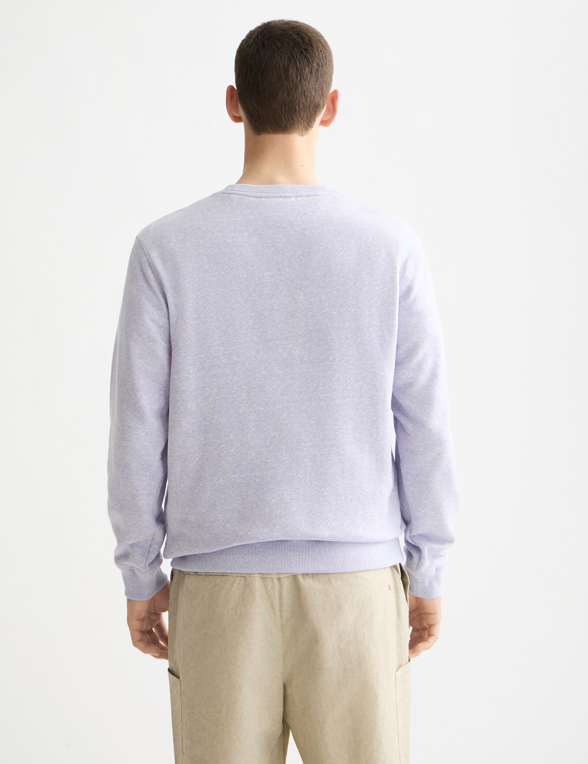 Melange Crew Neck Sweatshirt