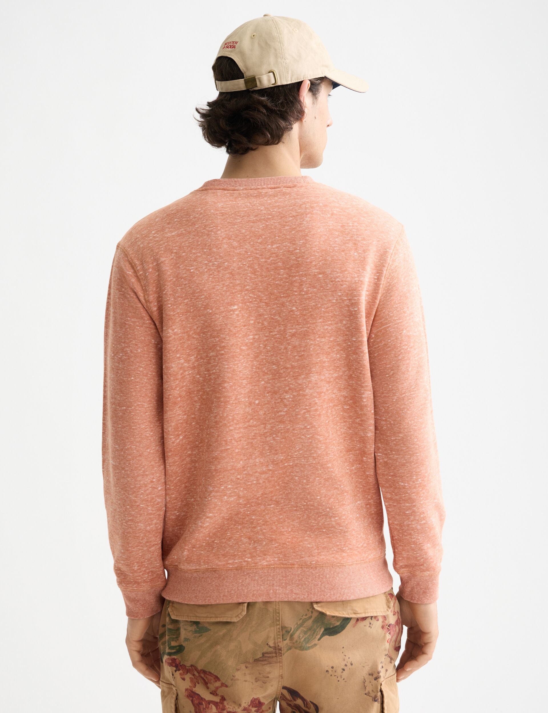 Melange Crew Neck Sweatshirt