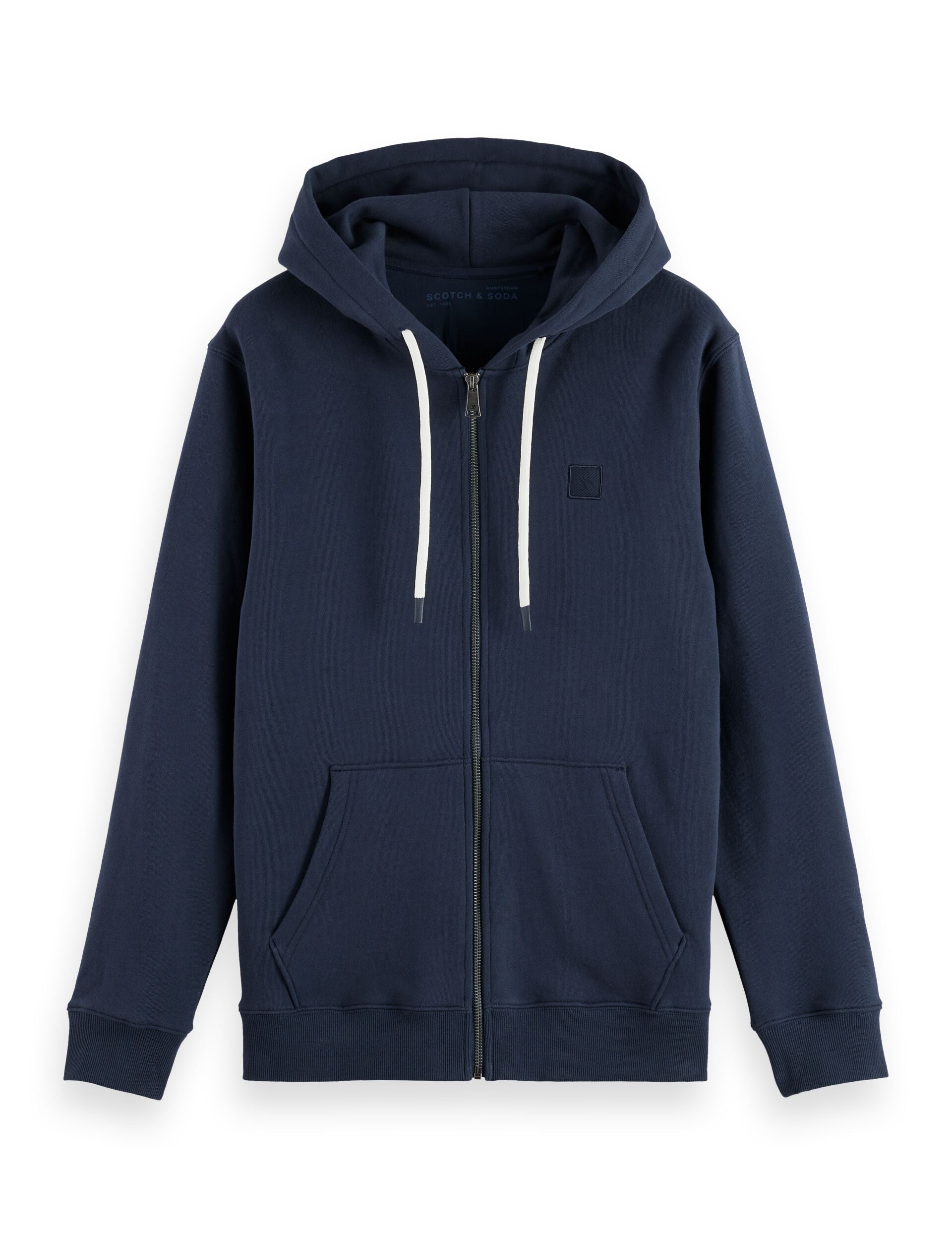 Full Zip Logo Hoodie – Scotch & Soda