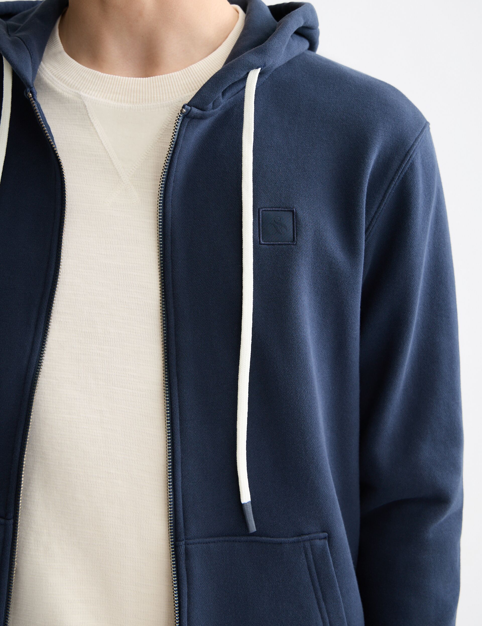 Full Zip Logo Hoodie – Scotch & Soda