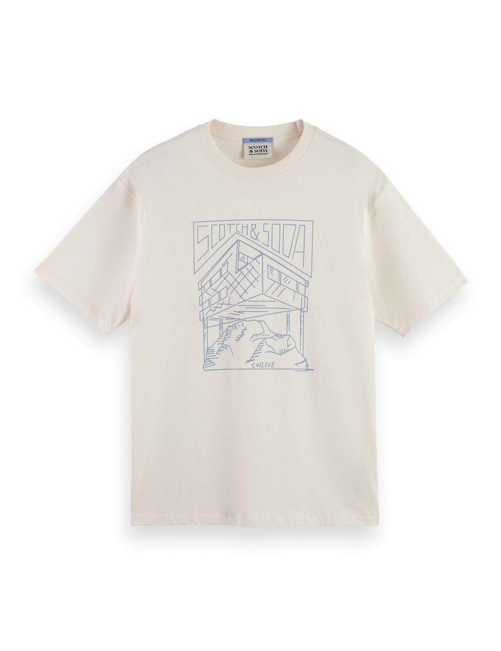 Relaxed Fit Scotch & Soda Logo T-shirt