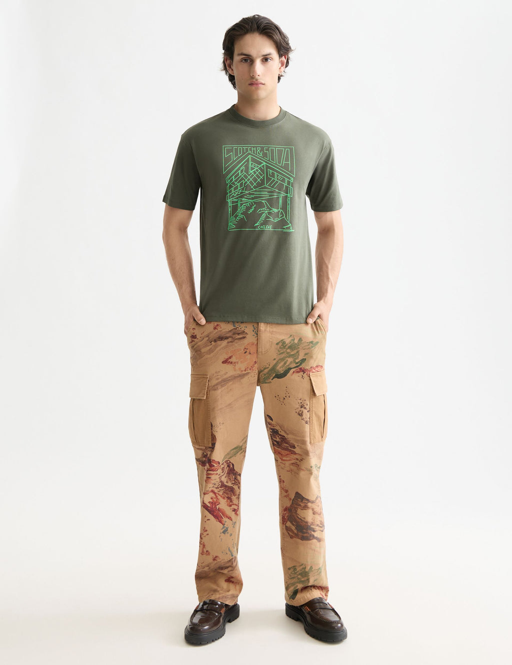 Relaxed Fit Scotch & Soda Logo T-shirt