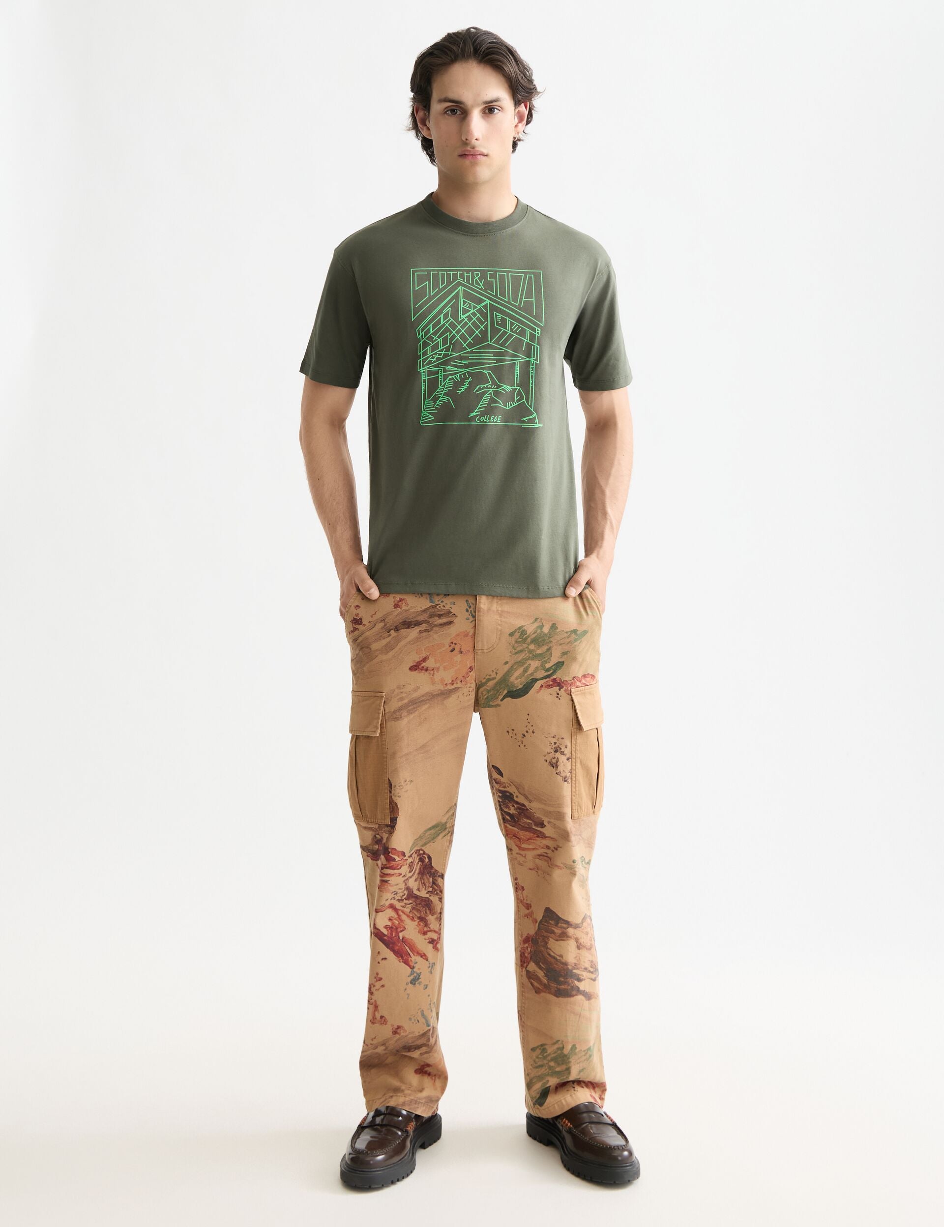 Relaxed Fit Scotch & Soda Logo T-shirt