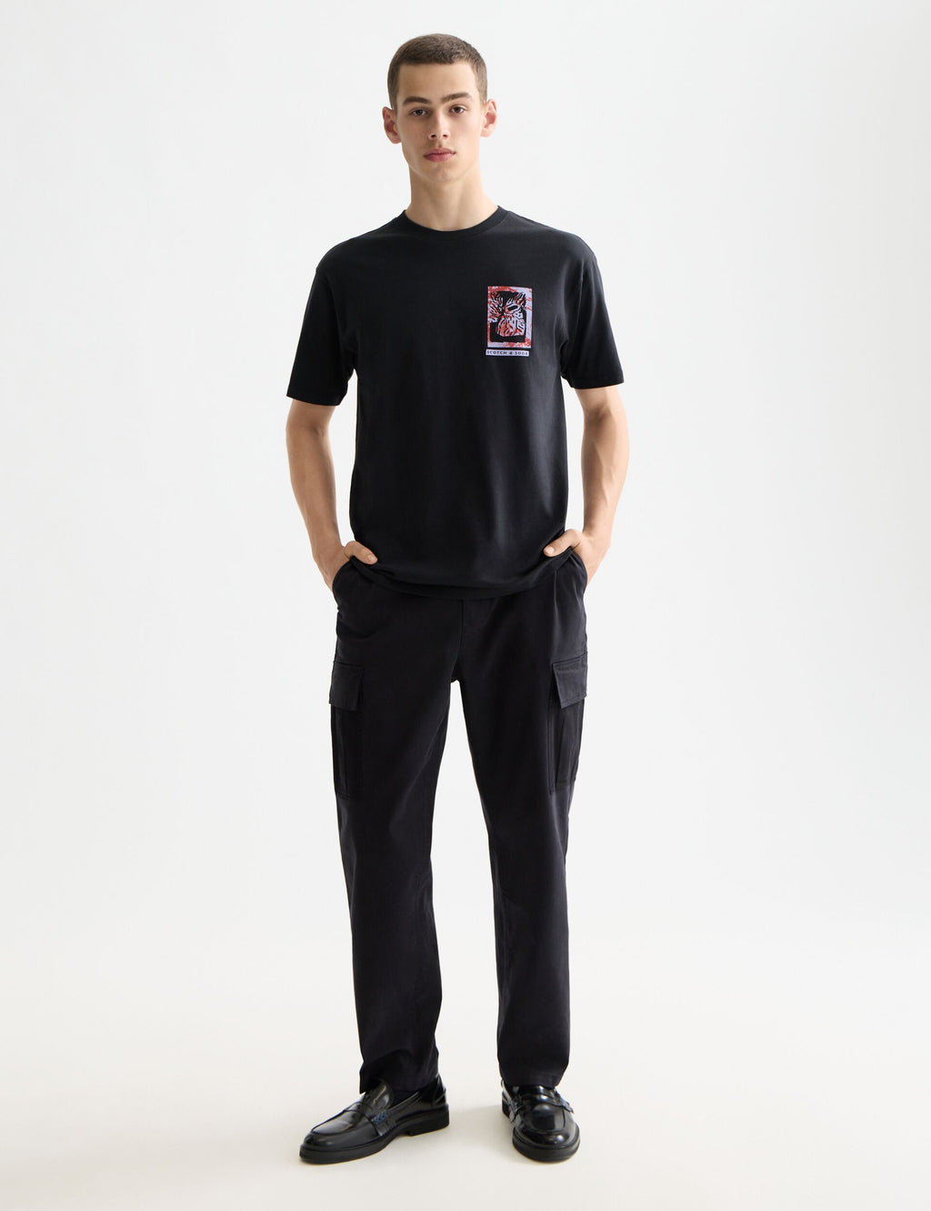 Relaxed Fit Front + Back AW T-shirt