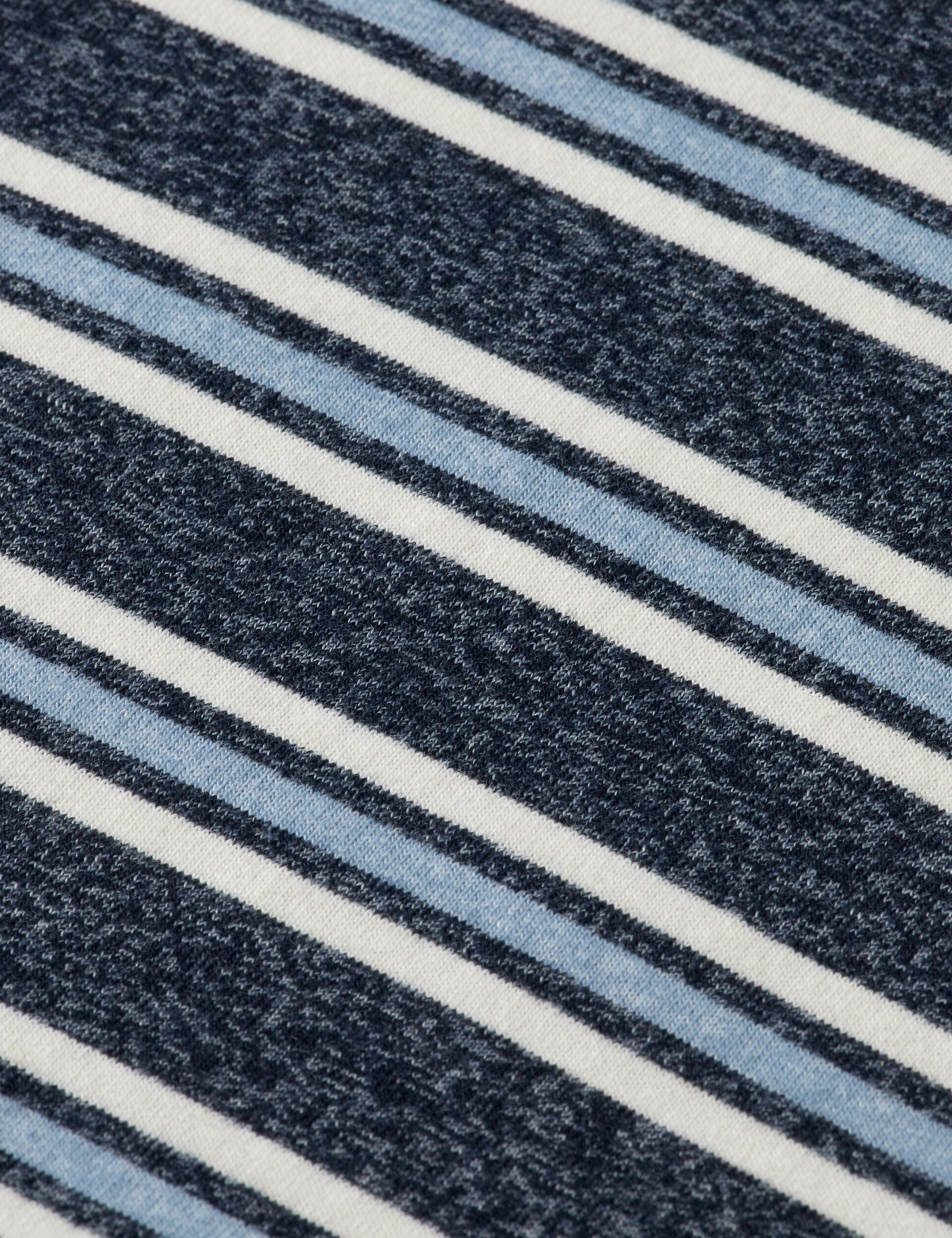 Relaxed Fit Yarn Dye Stripe T-shirt