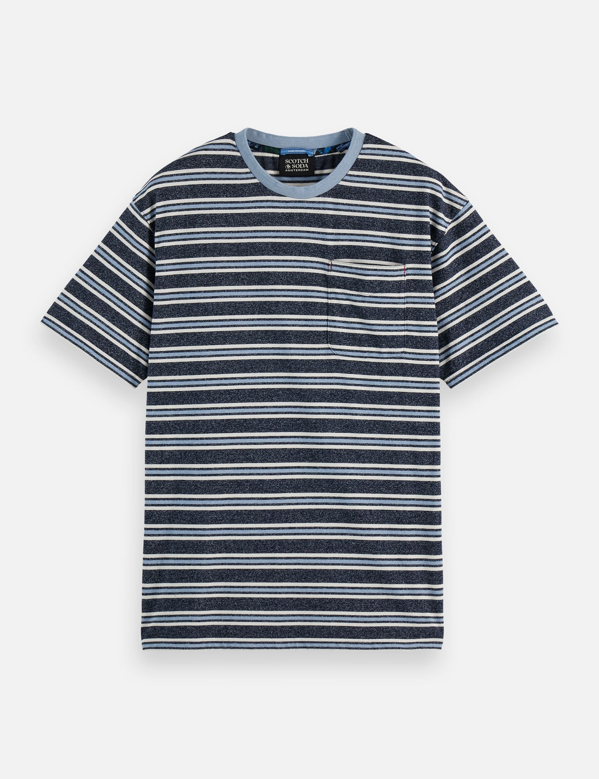 Relaxed Fit Yarn Dye Stripe T-shirt