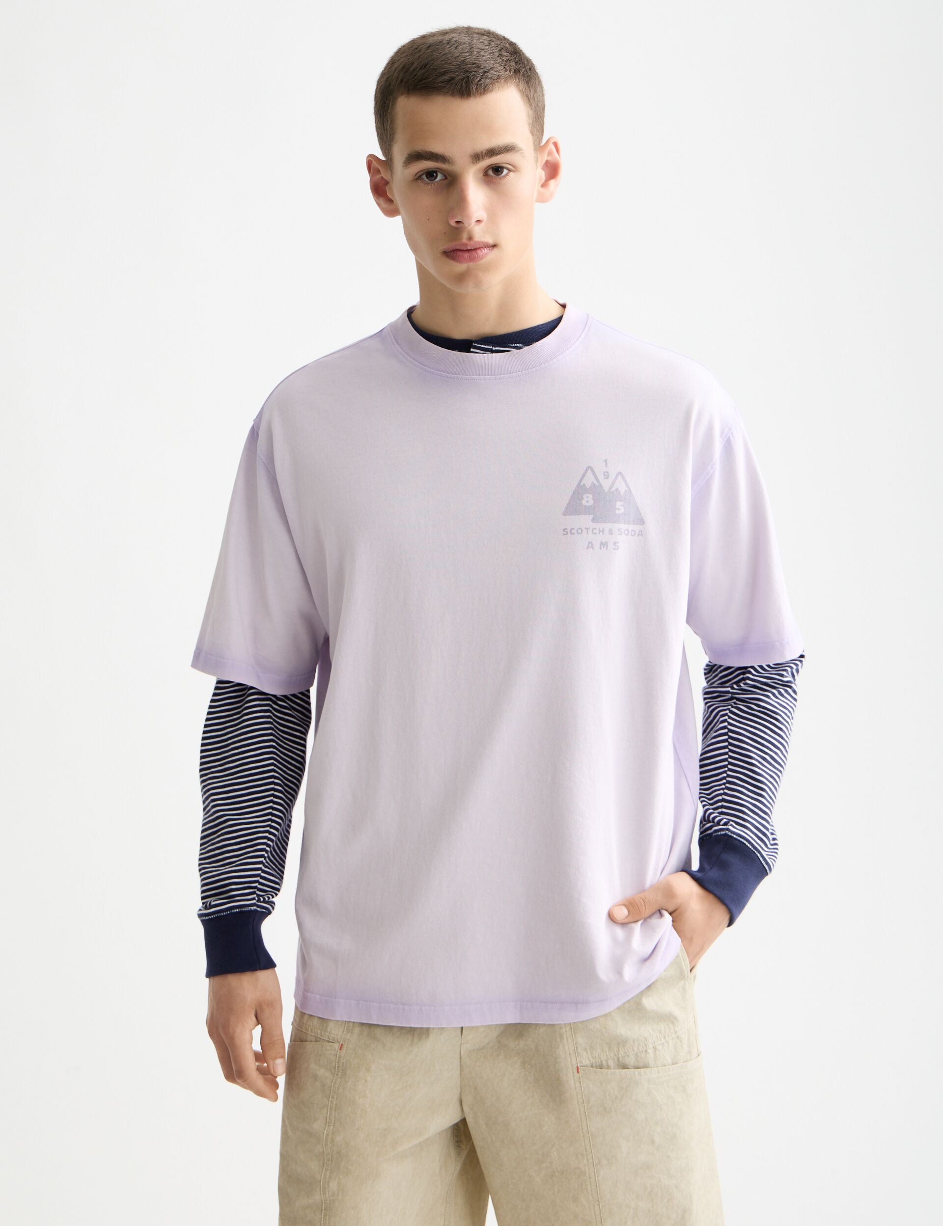 Loose Fit Garment Dye AW T-shirt